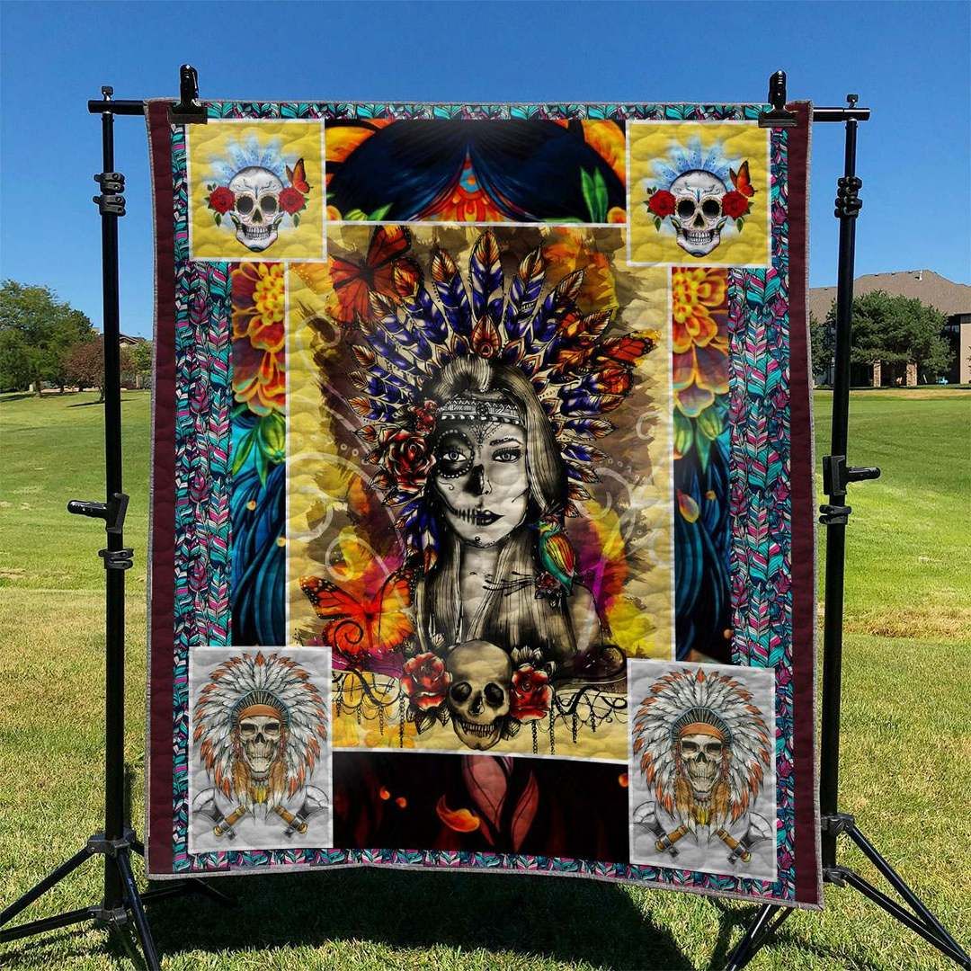 Skull TD2809792 Quilt Blanket