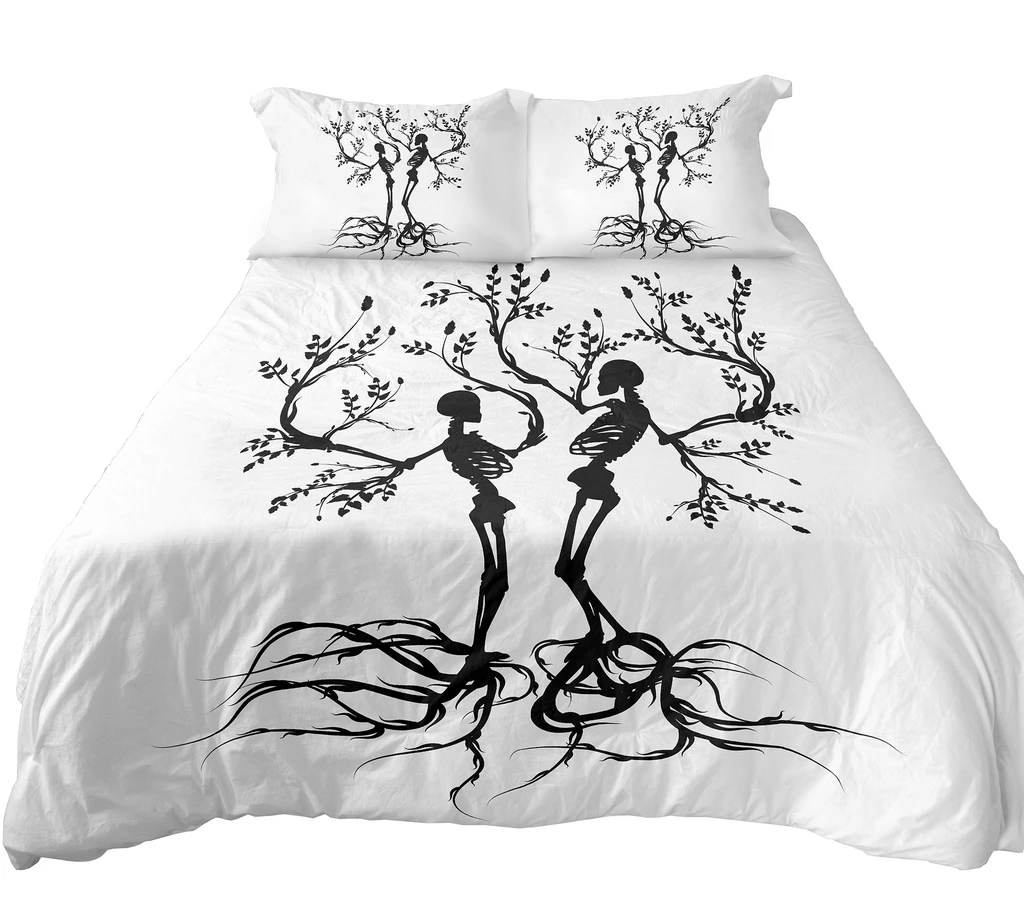 Skull Tree Branch Bedding Set