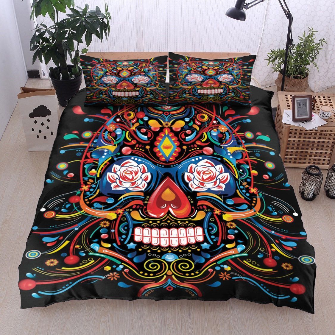 Skull Bedding Set