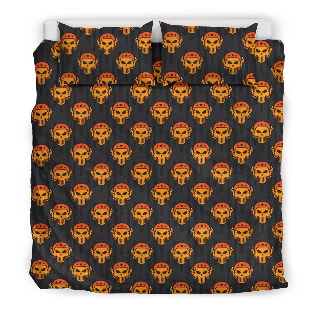 Skull Warriors Bedding Set