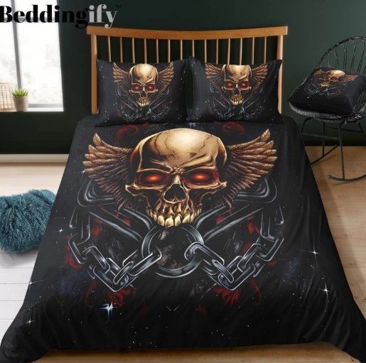 Skull Wing Bedding Set
