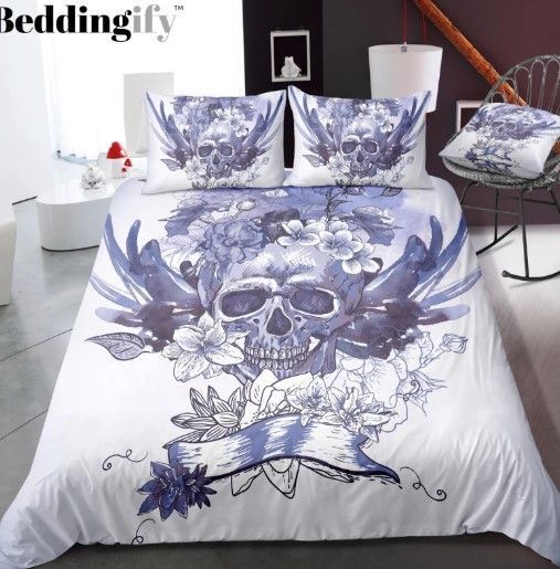 Skull Wing Bedding Set