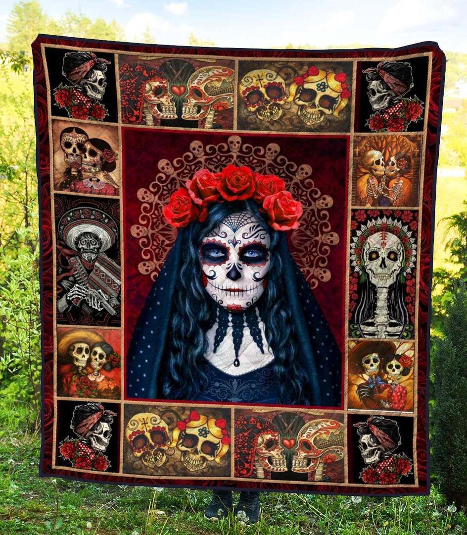 Skull YE050703A TBG Quilt Blanket