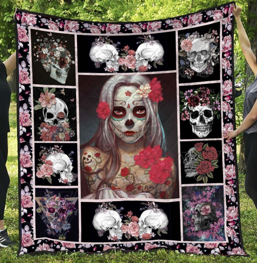 Skull YE050706A TBG Quilt Blaket