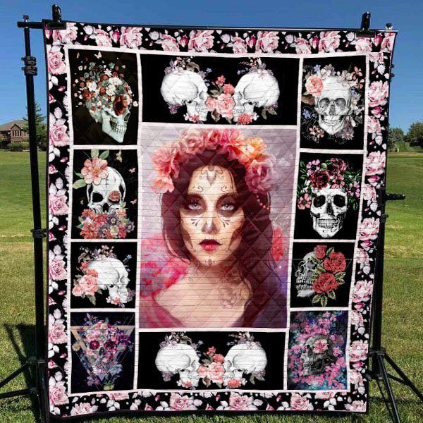 Skull YE090705A TBG Quilt Blanket