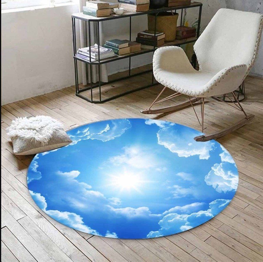Sky Round Carpet