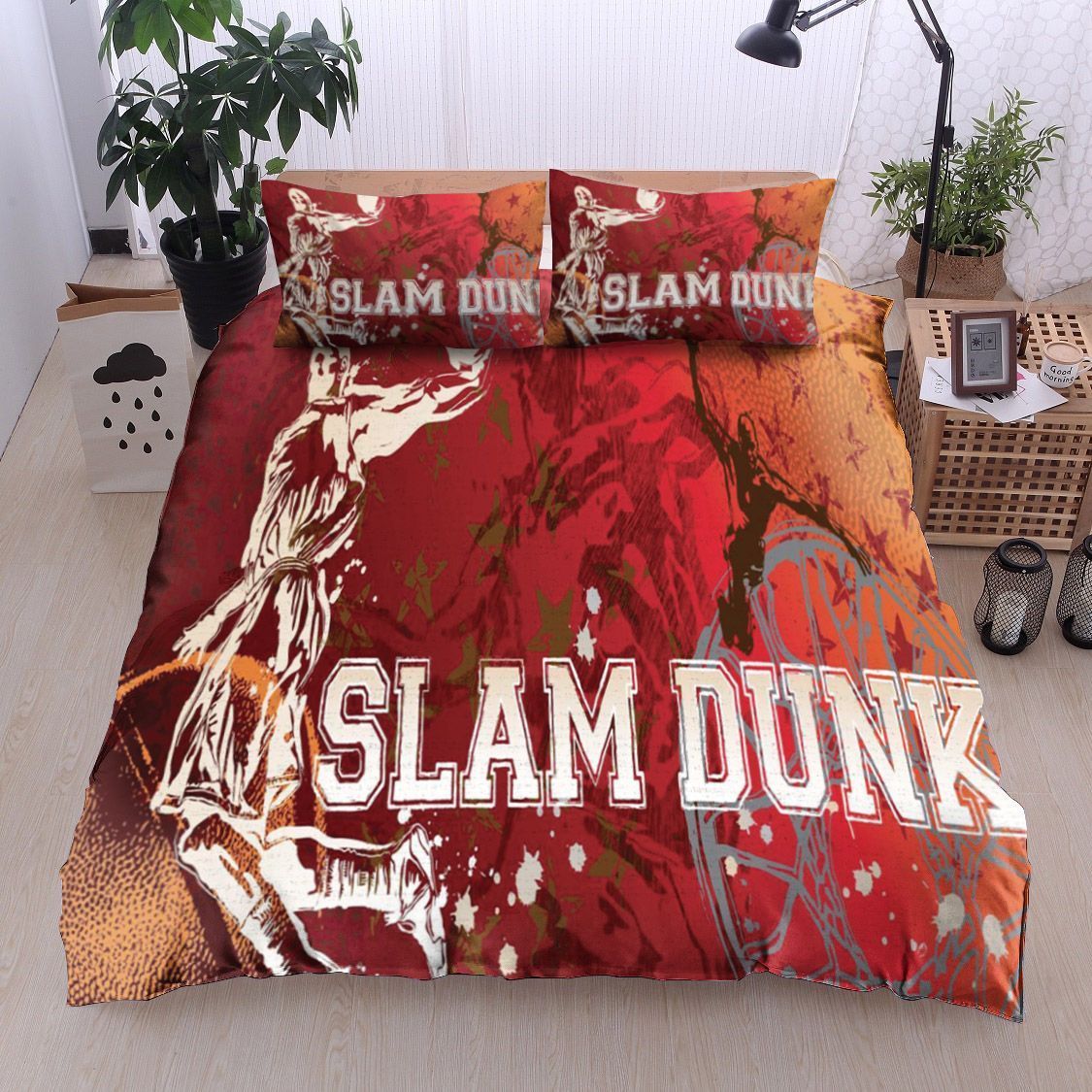 Slam Dunk Basketball Bedding Set