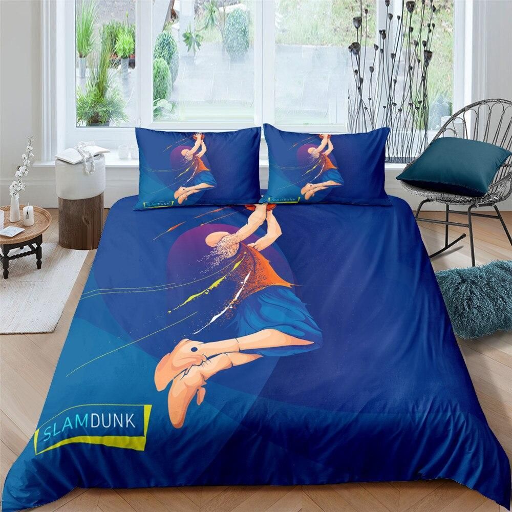 Slam Dunk Blue Bedding Set