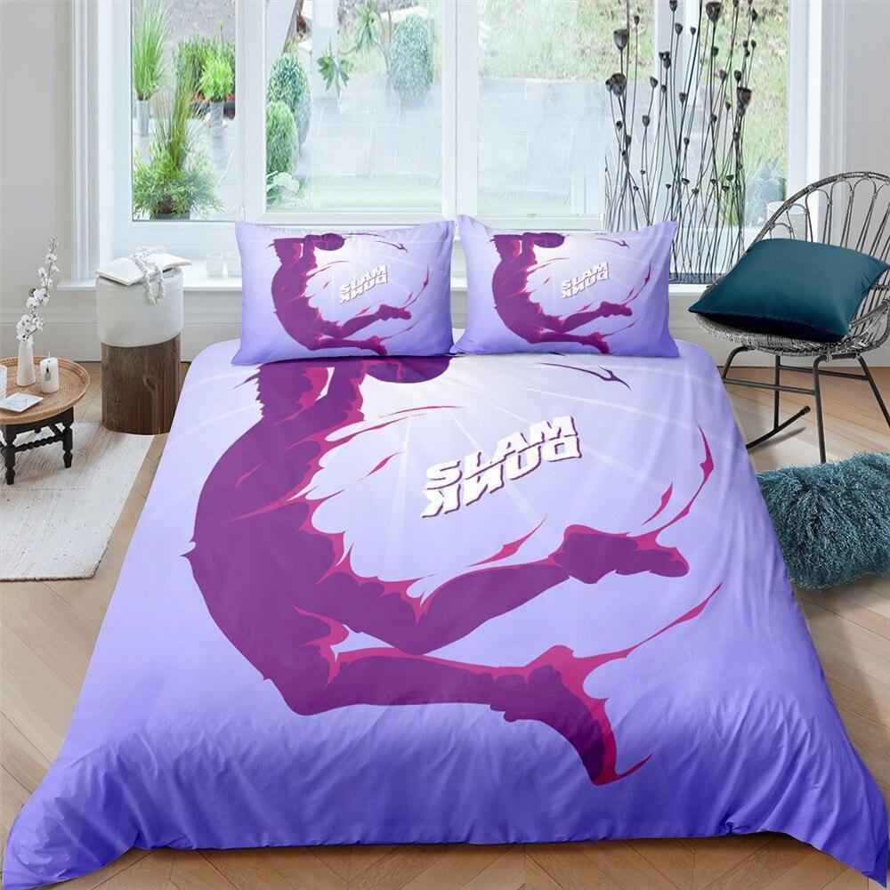 Slam Dunk Light Blue Bedding Set