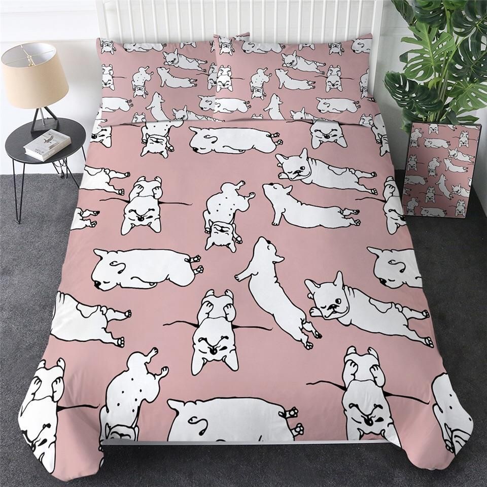 Sleeping Bulldog Bedding Set
