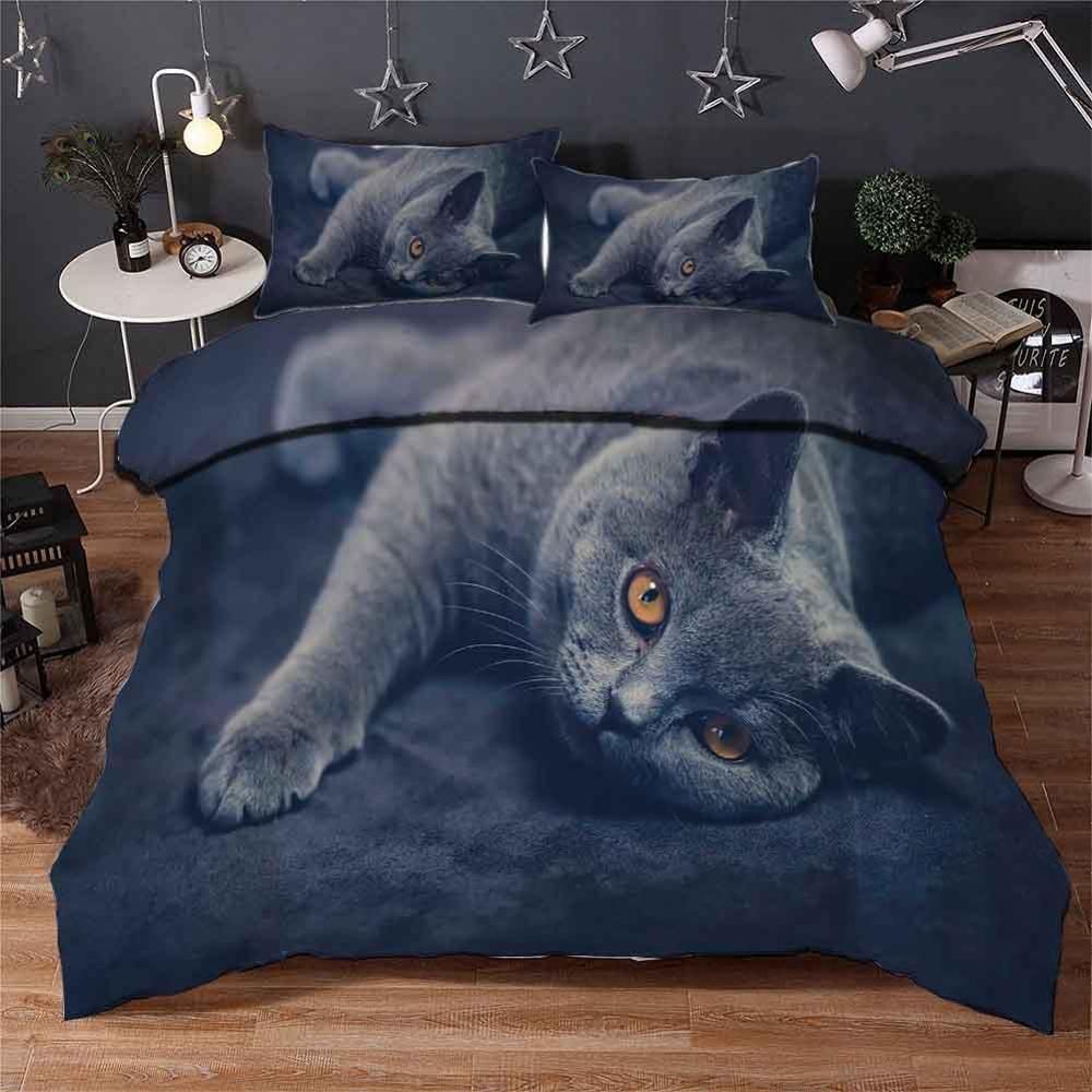 Sleeping Cat Bedding Set