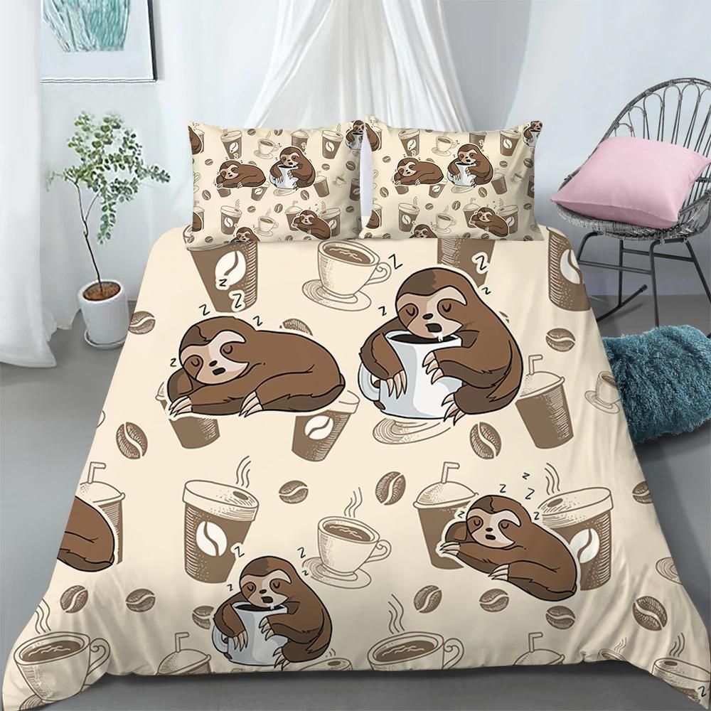 Sleeping Sloth Bedding Set