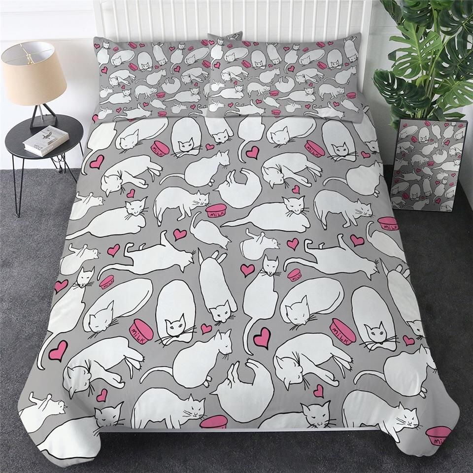 Sleepy Kitty Bedding Set
