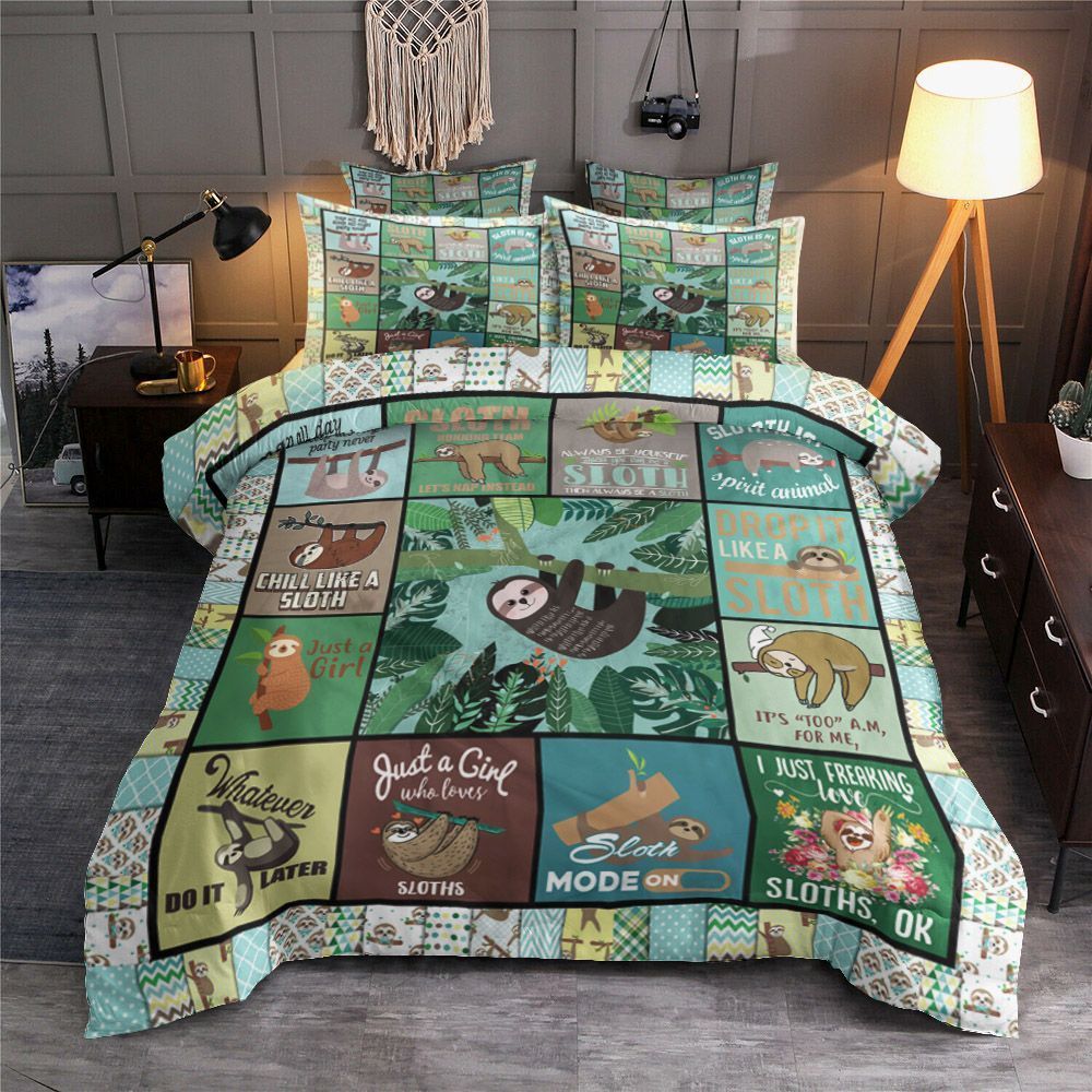 Sleepy Sloth Bedding Set