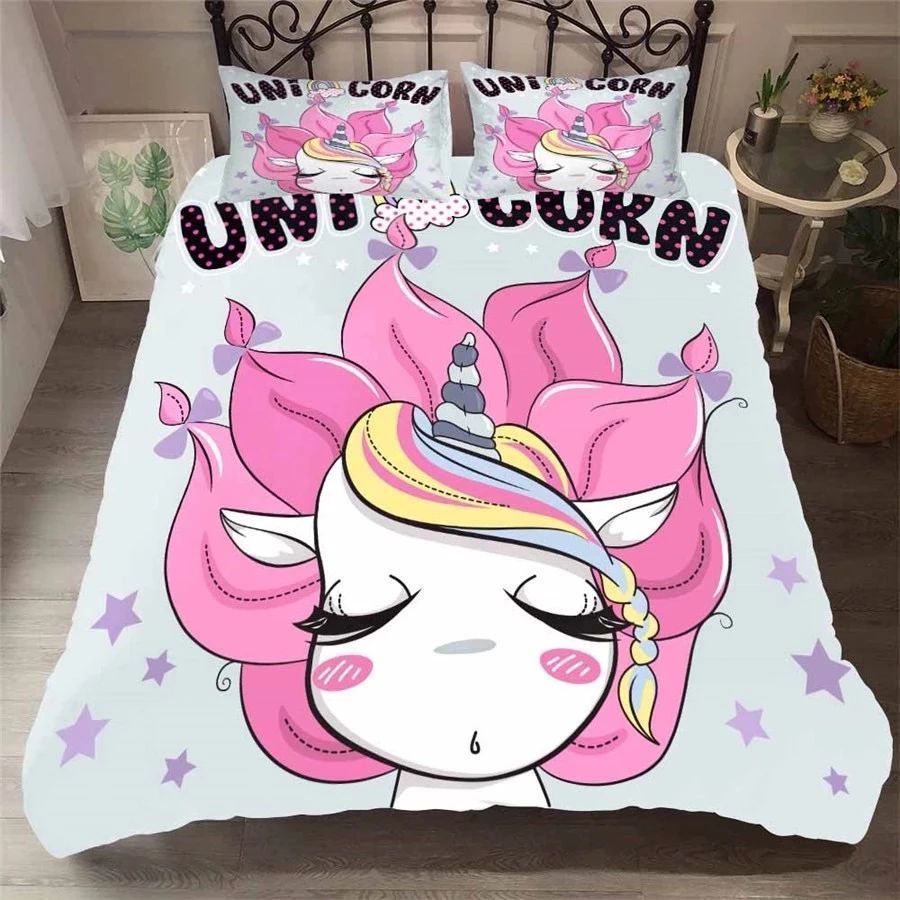 Sleepy Unicorn Bedding Set