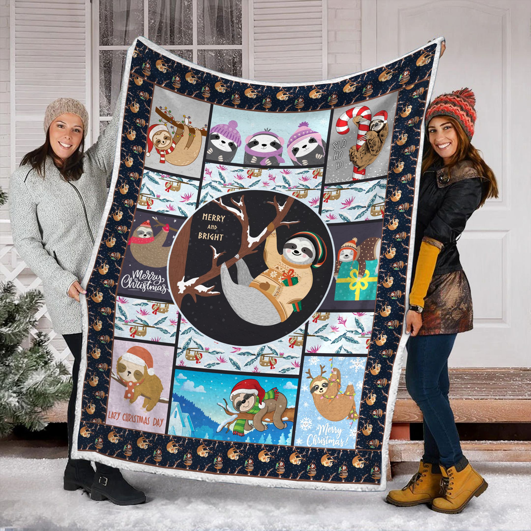 Sloth Fleece Blanket