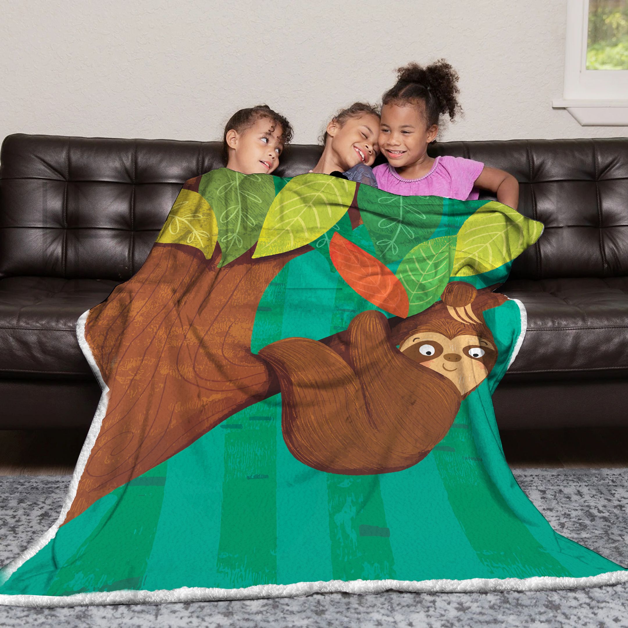 Sloth Fleece Blanket