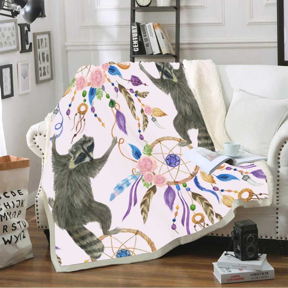 Sloth Animal Sherpa Fleece Blanket