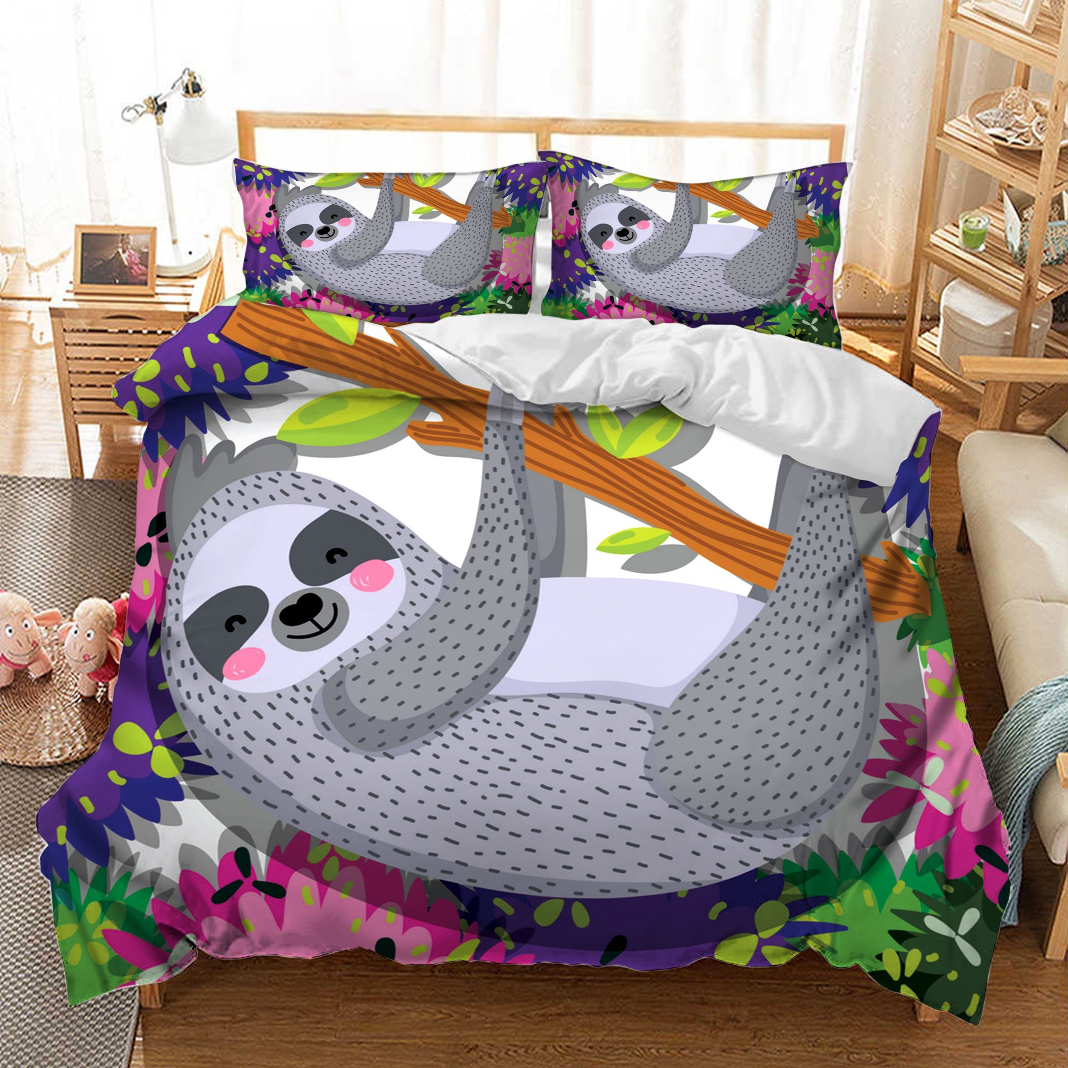 Sloth Bedding Set