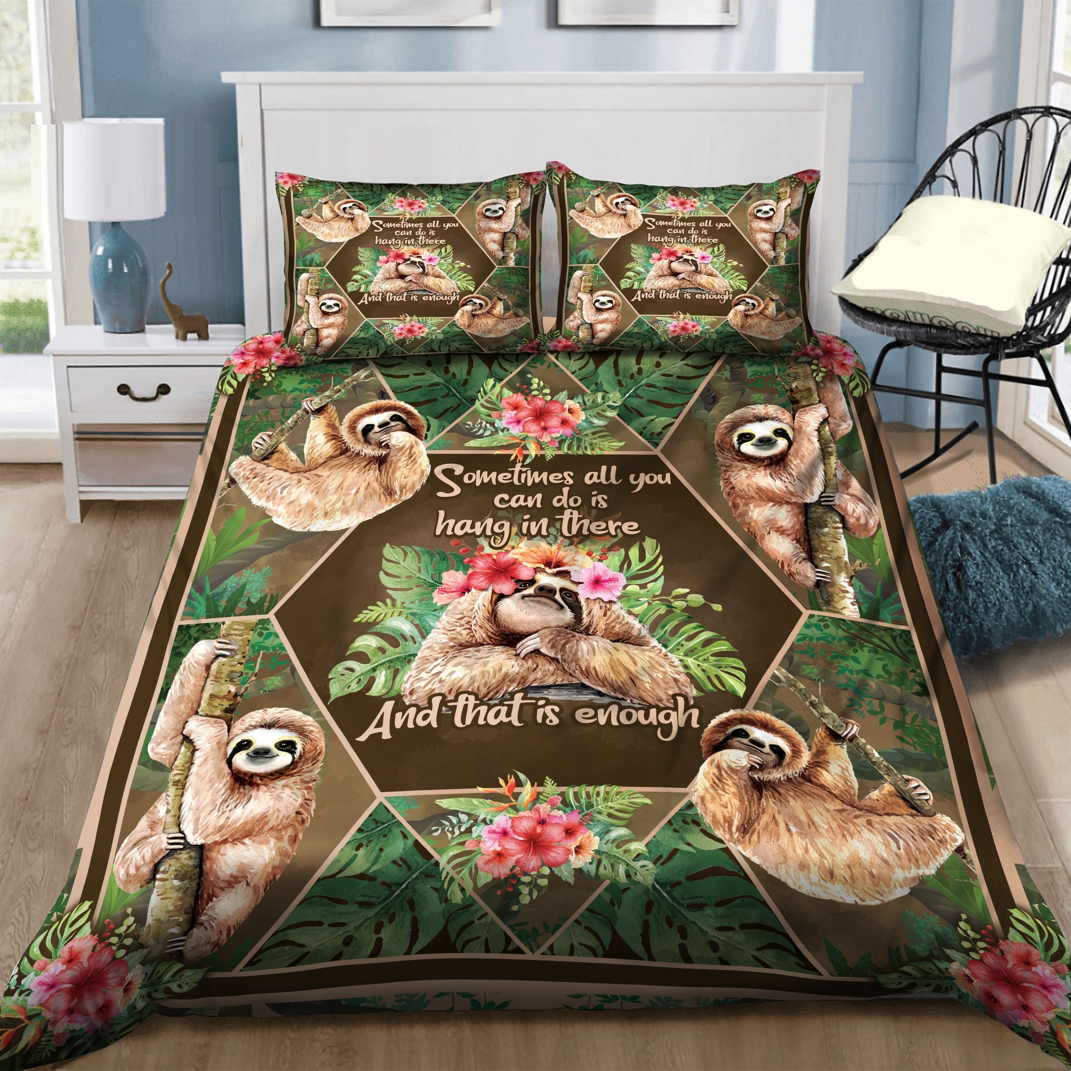 Sloth Bedding Set