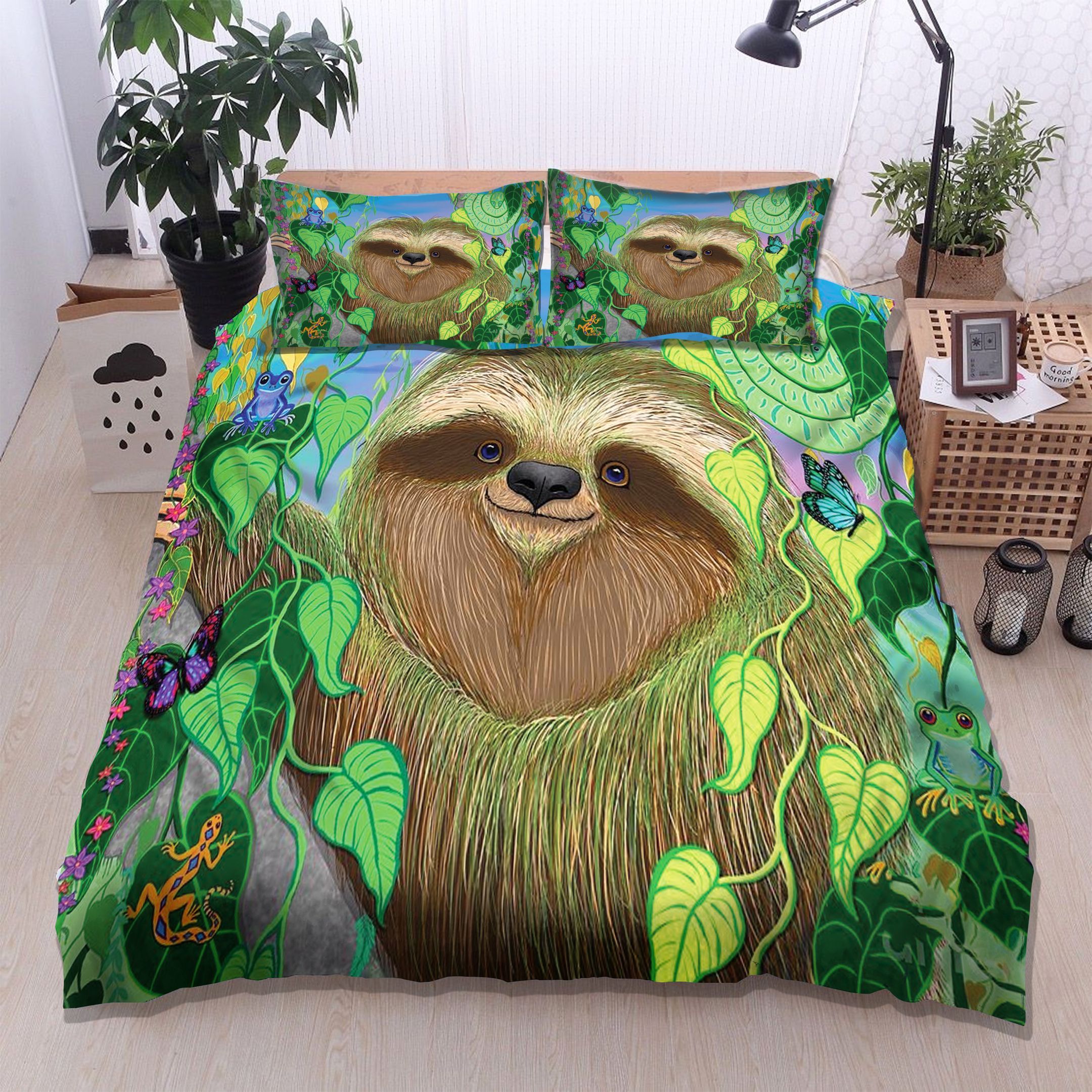 Sloth  Bedding Set