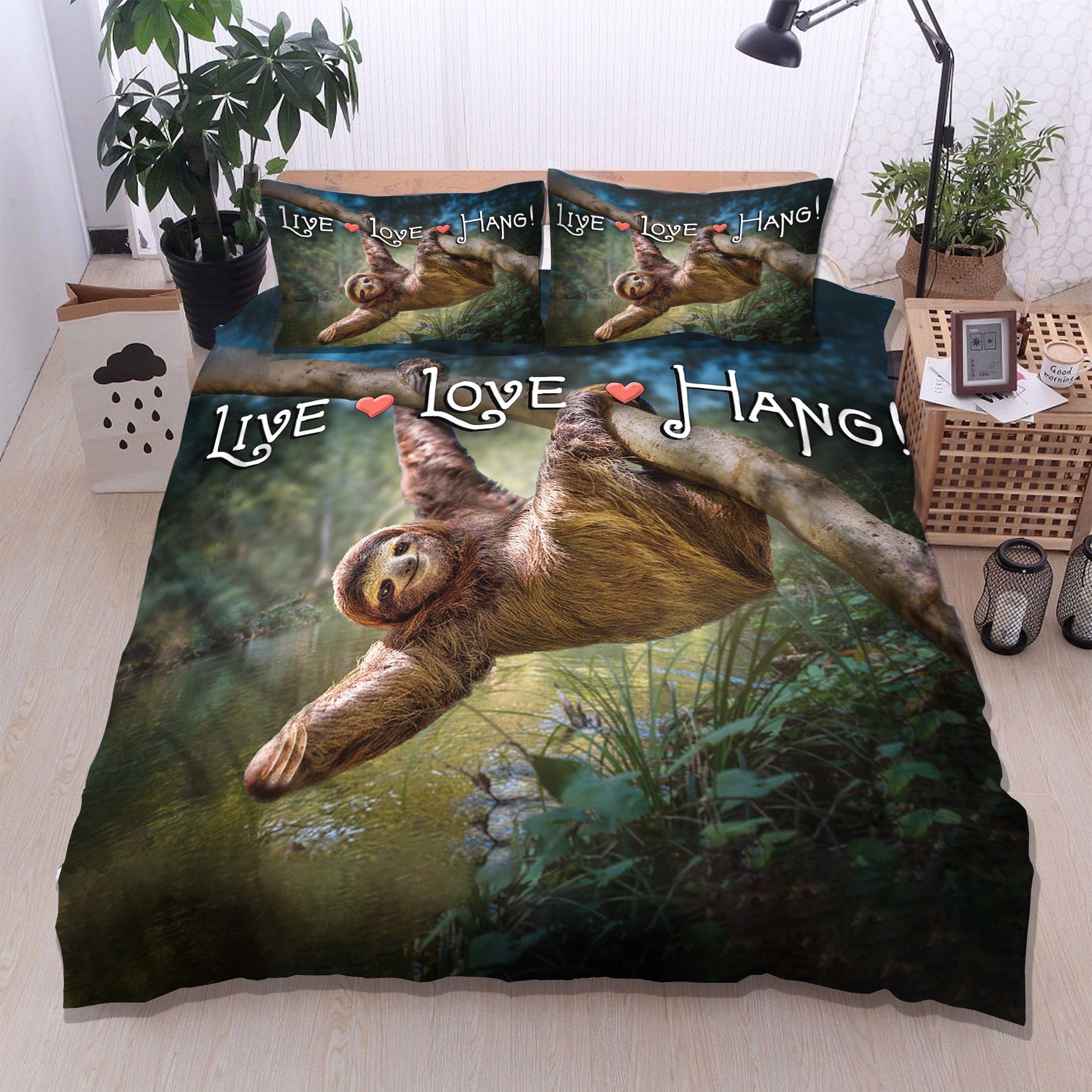 Sloth  Bedding Set