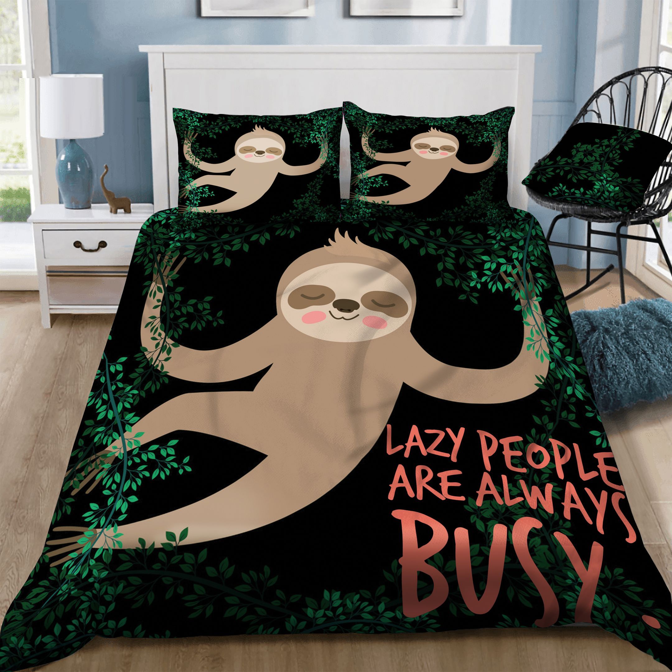 Sloth  Bedding Set