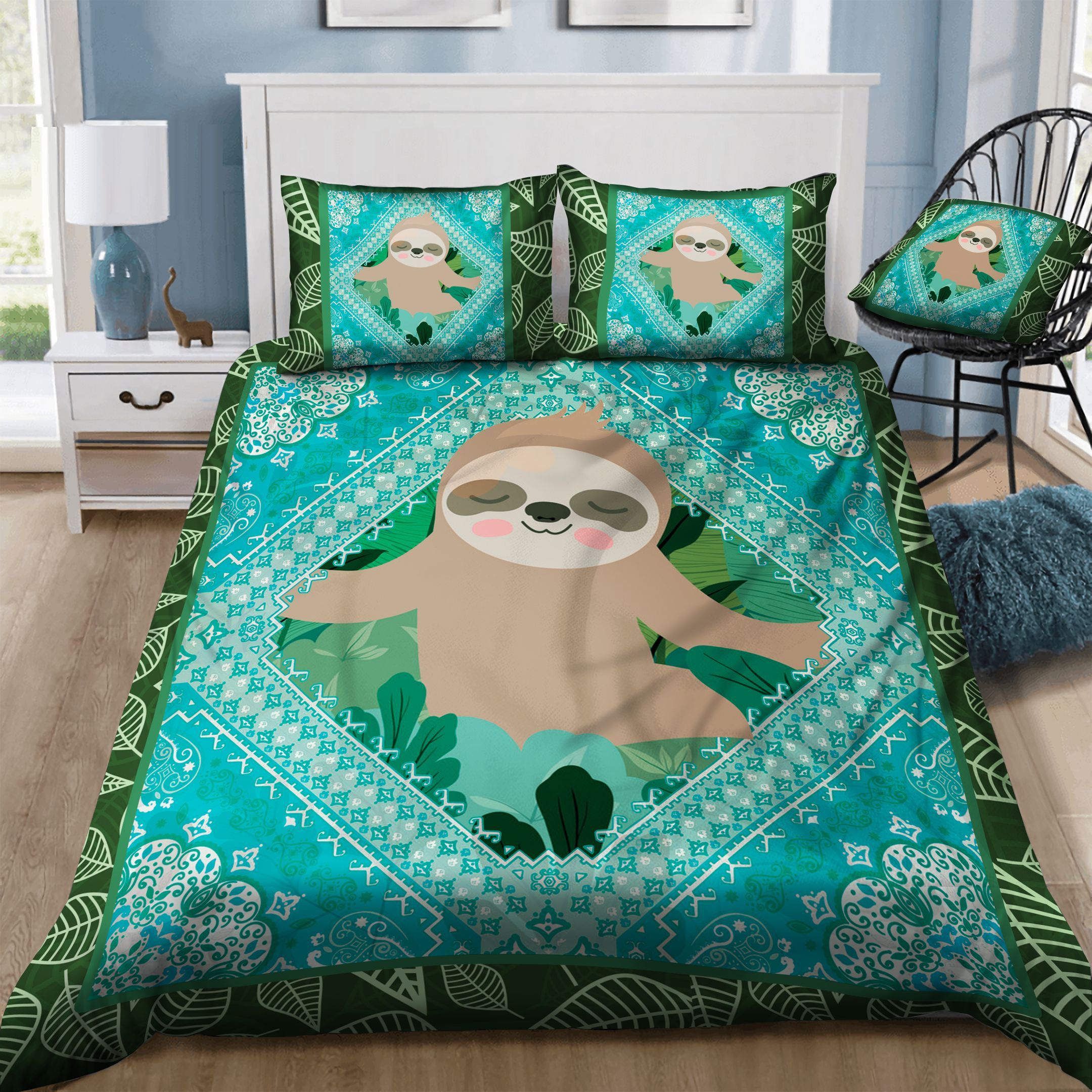 Sloth  Bedding Set