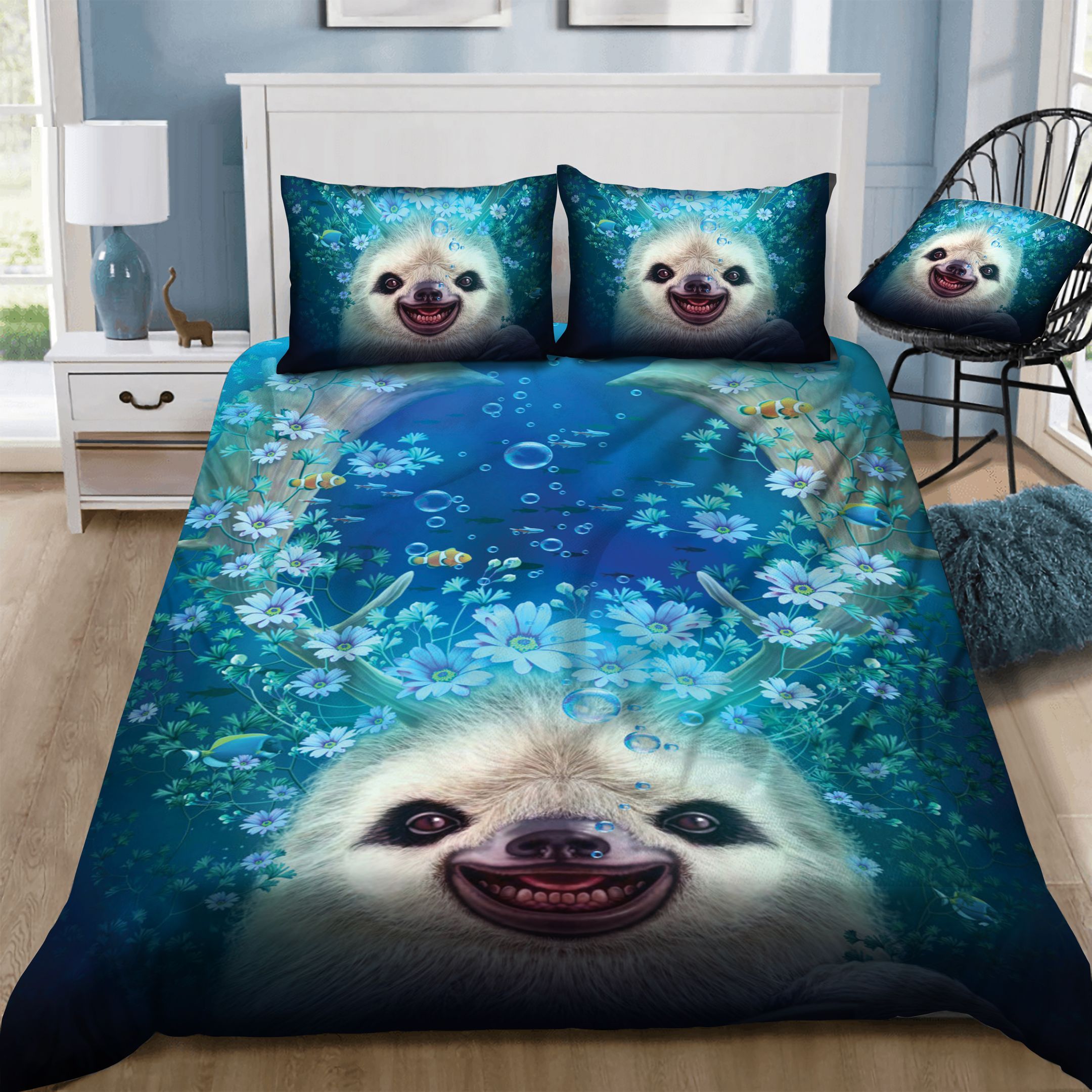 Sloth  Bedding Set