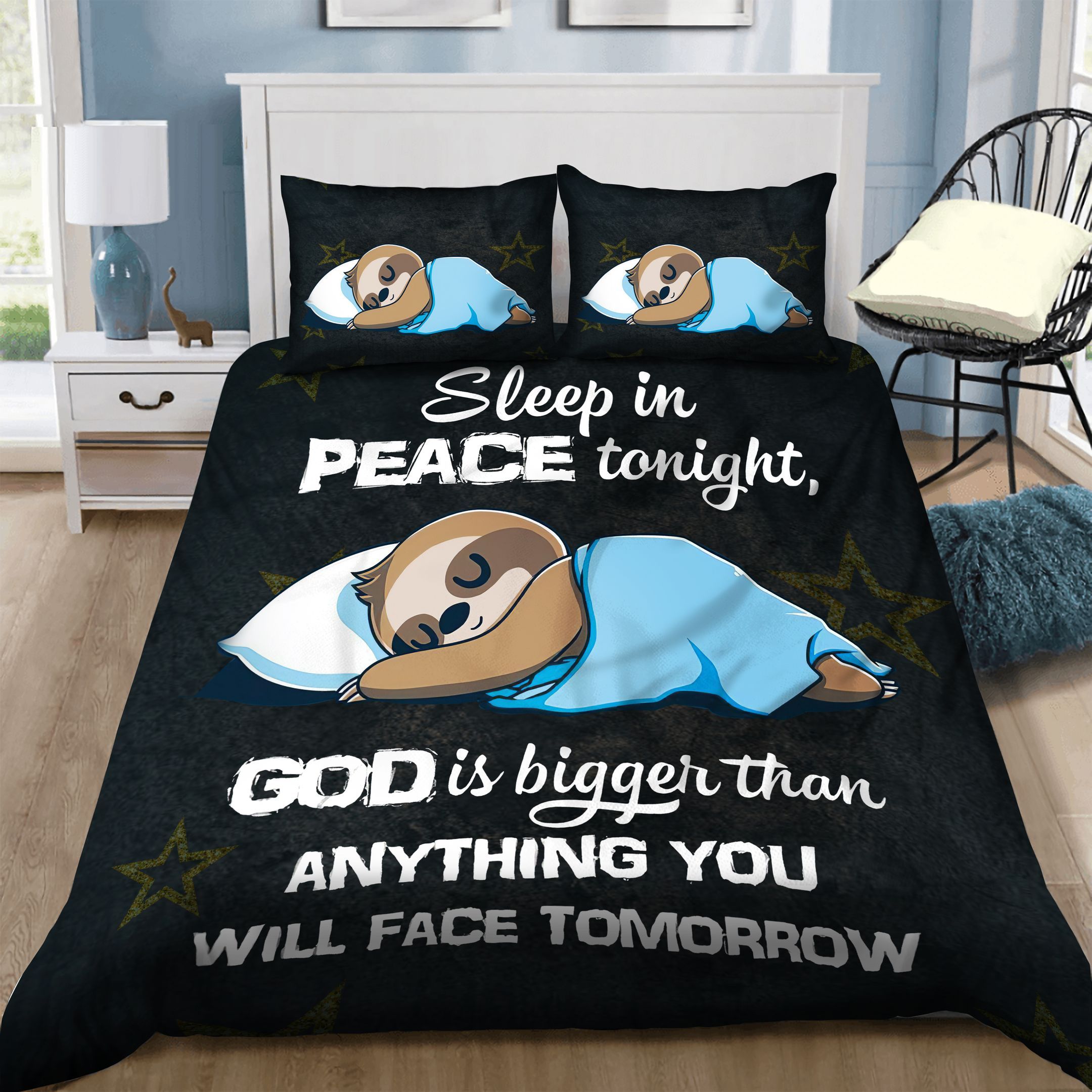Sloth  Bedding Set