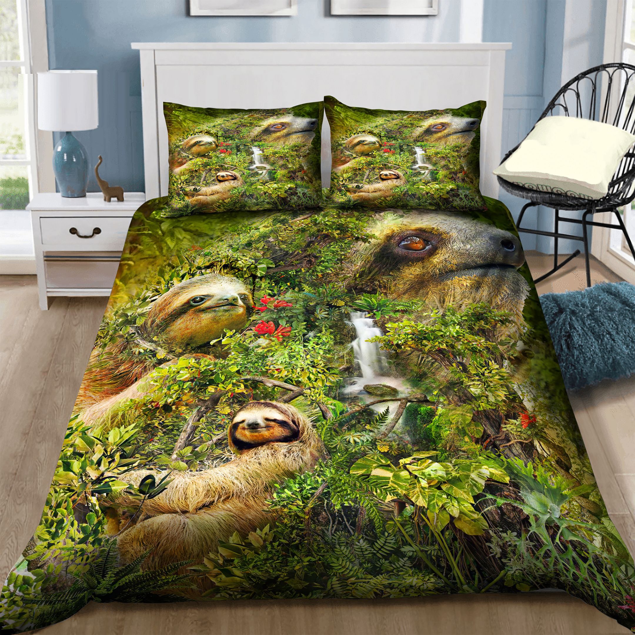 Sloth  Bedding Set