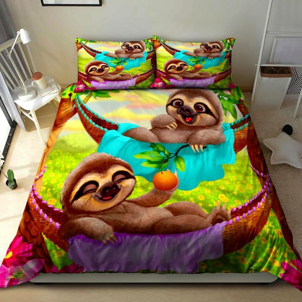 Sloth Bedding Set