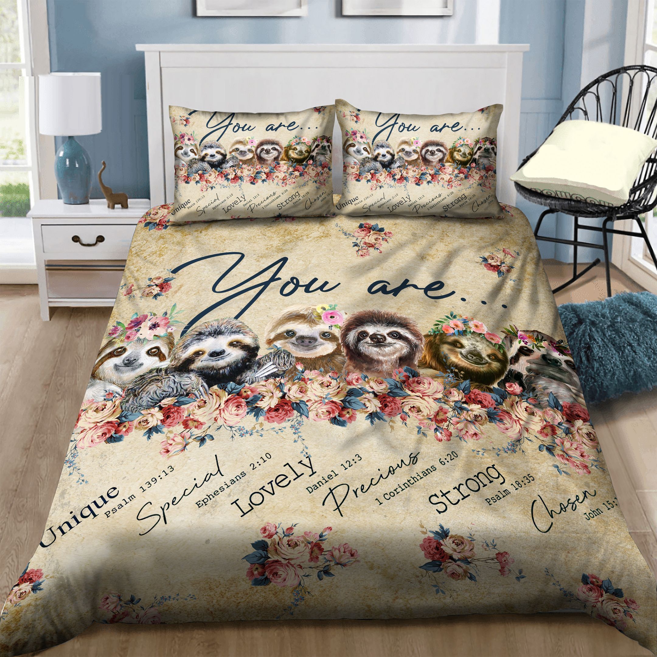 Sloth Bedding Set