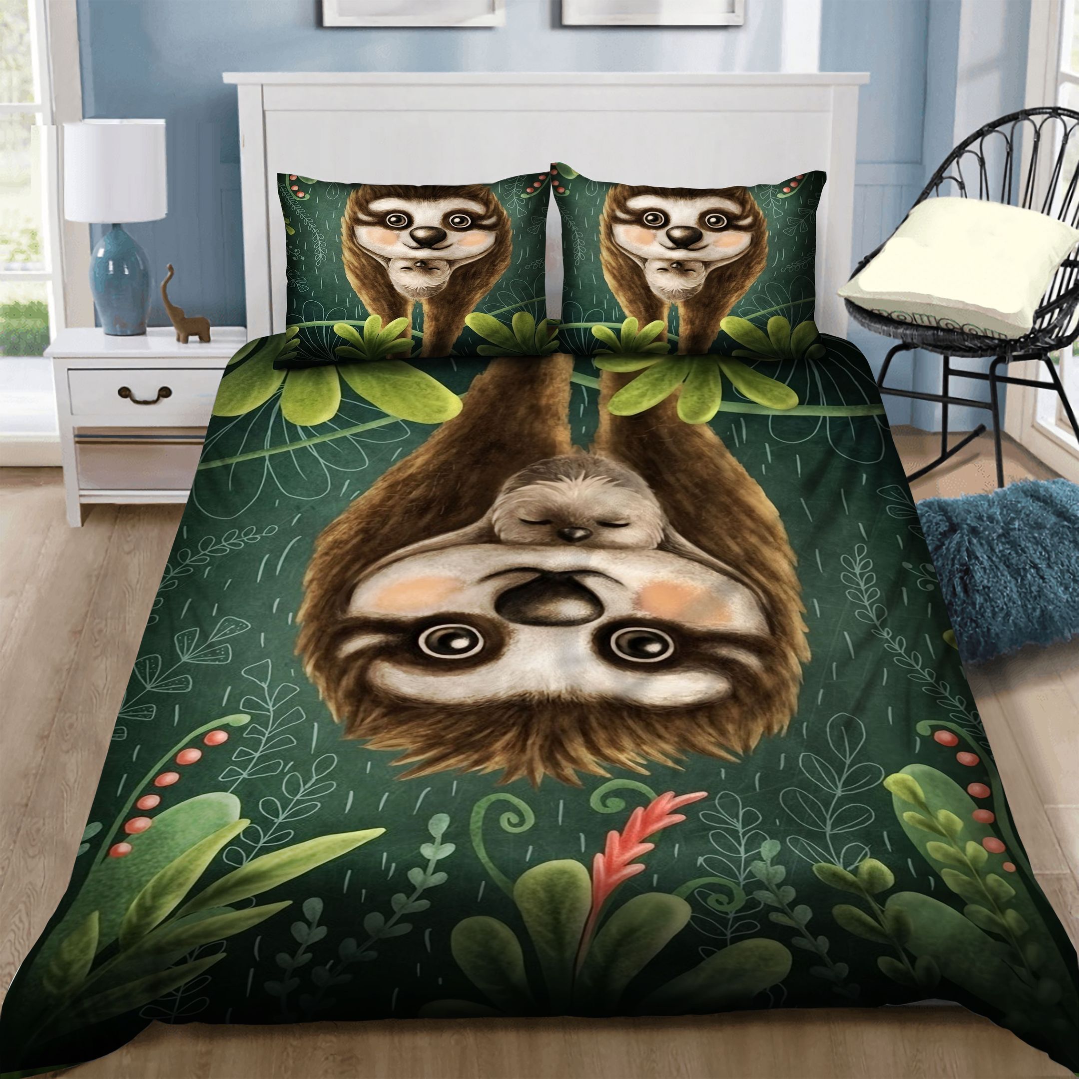 Sloth Bedding Set