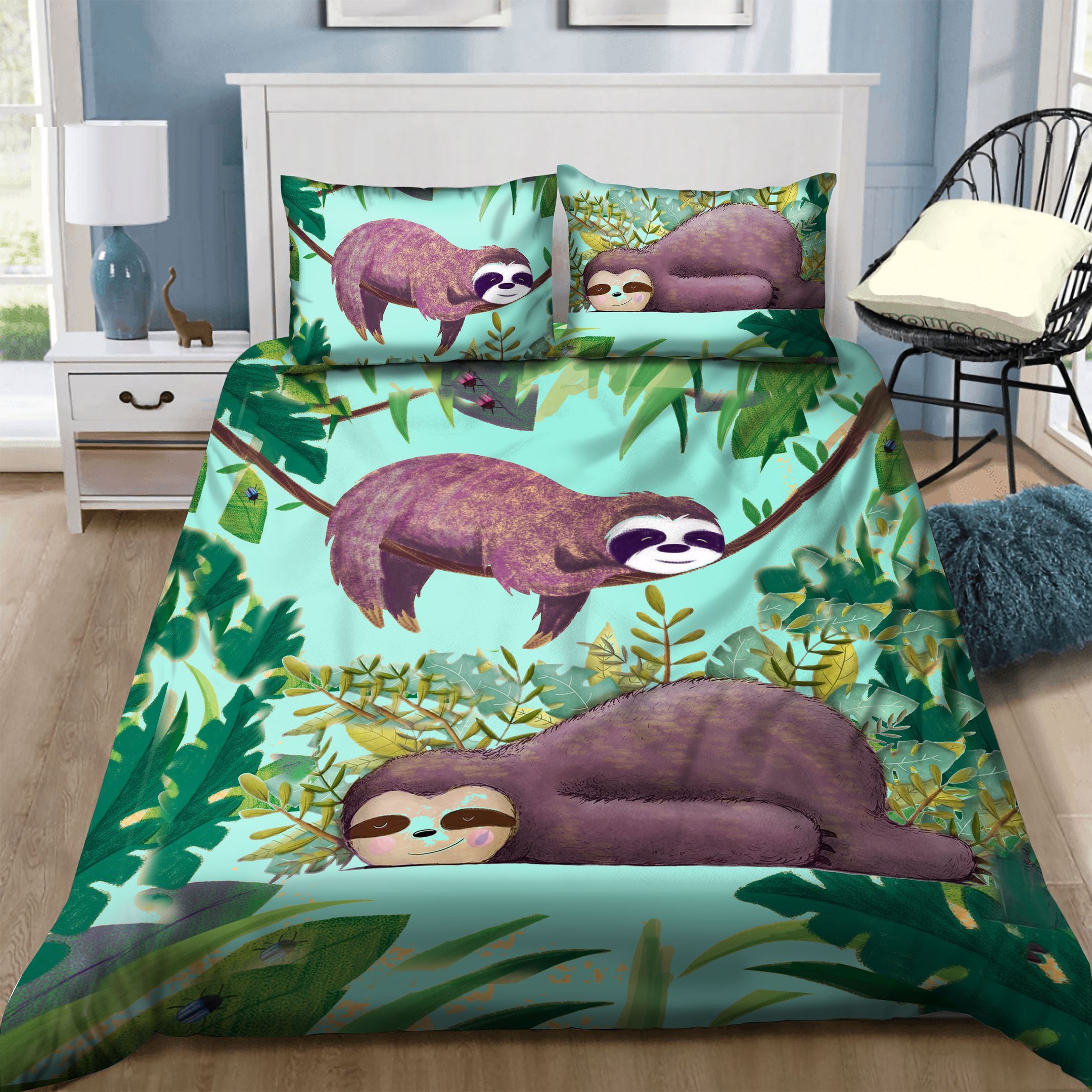 Sloth Bedding Set