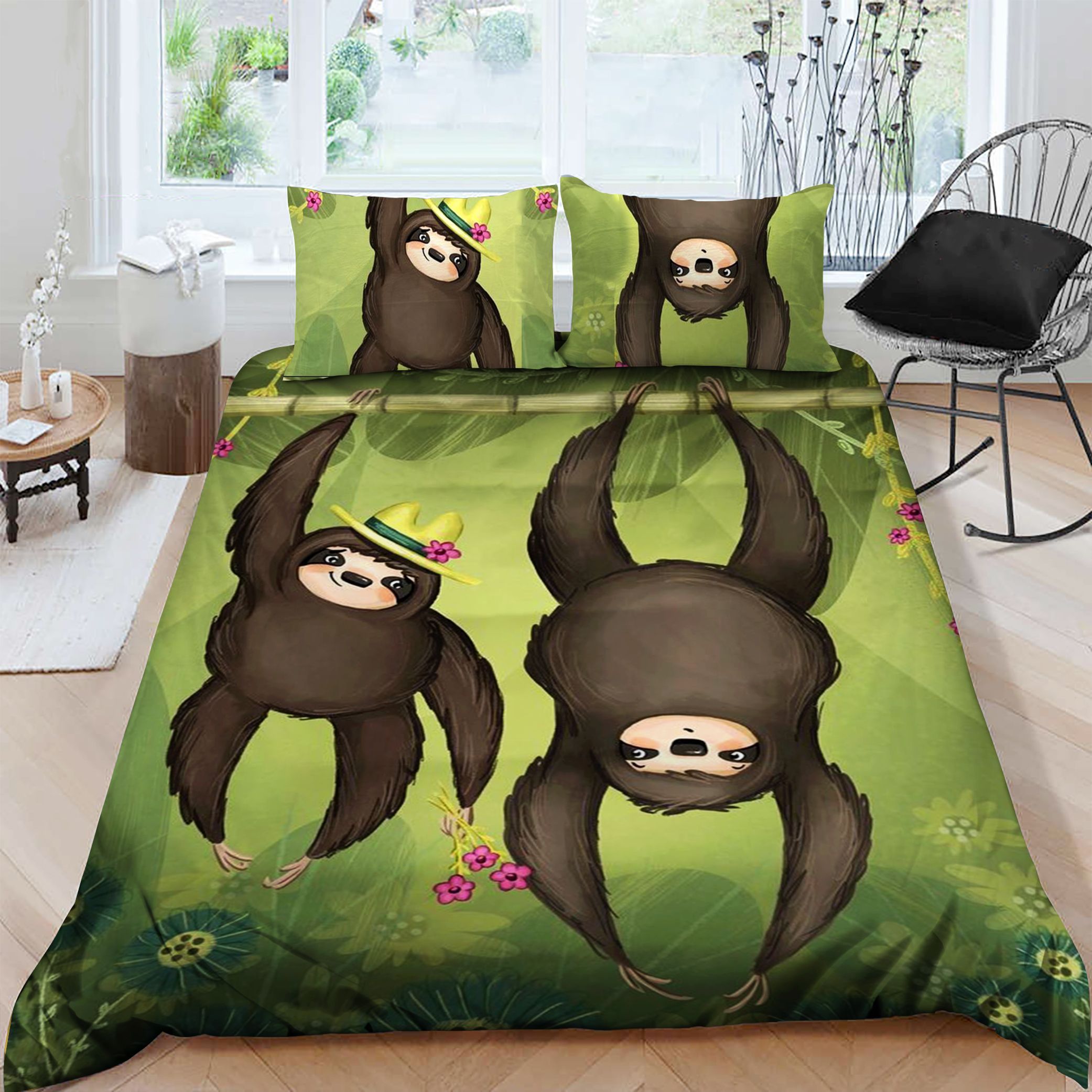 Sloth Bedding Set