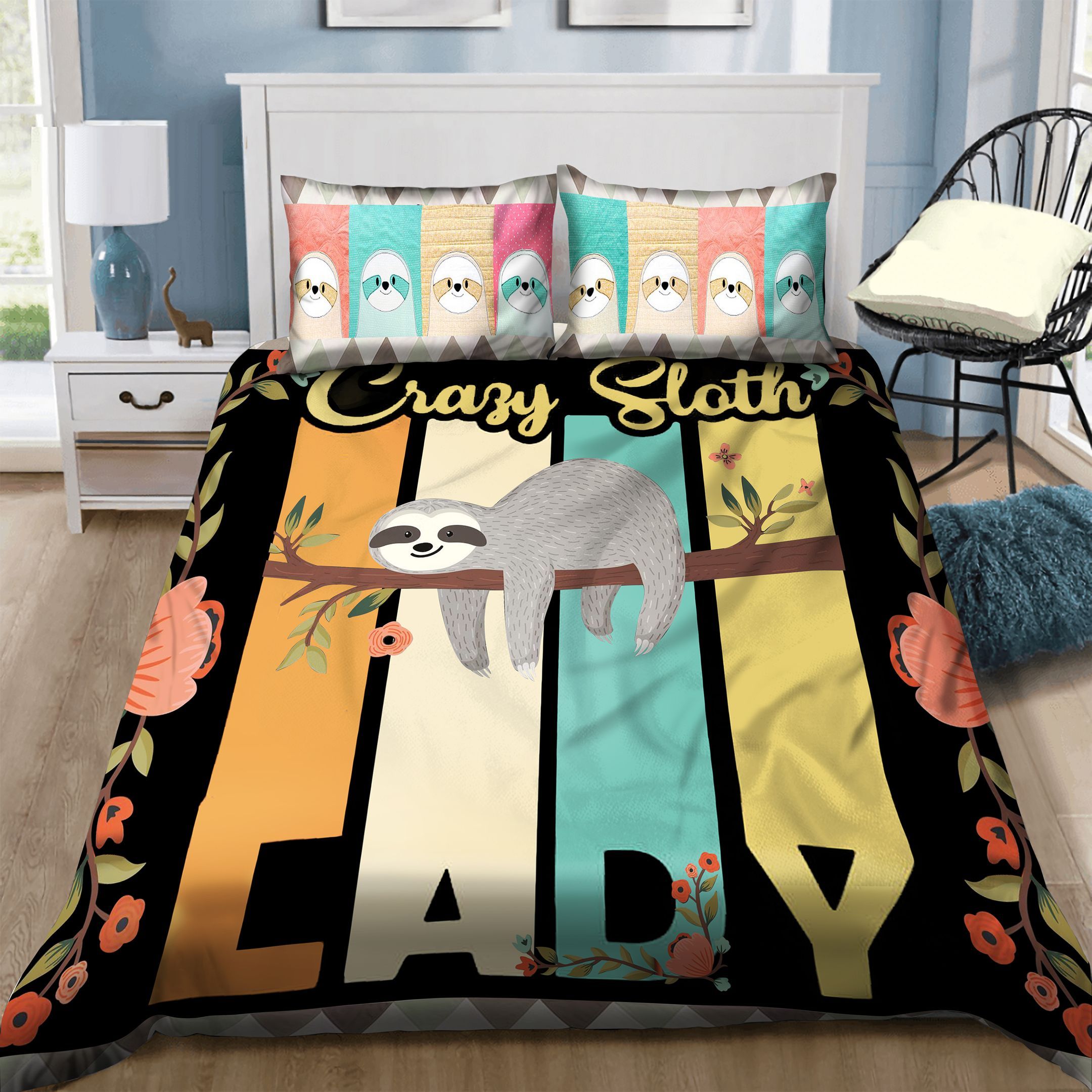 Sloth Bedding Set