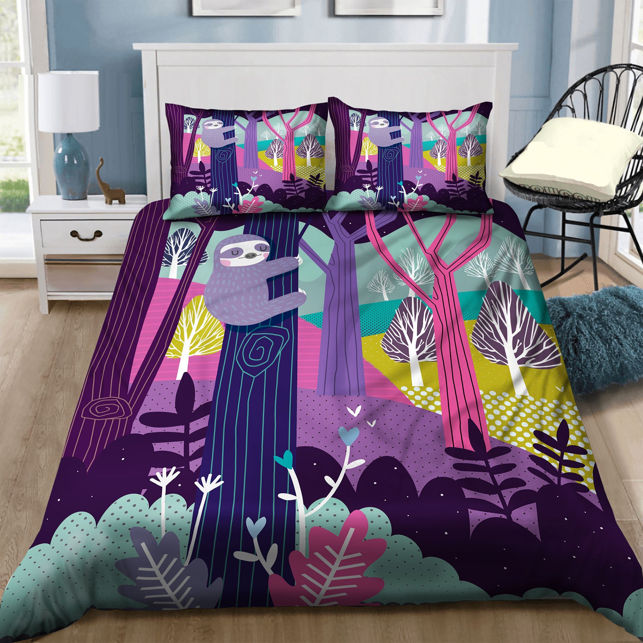 Sloth Bedding Set
