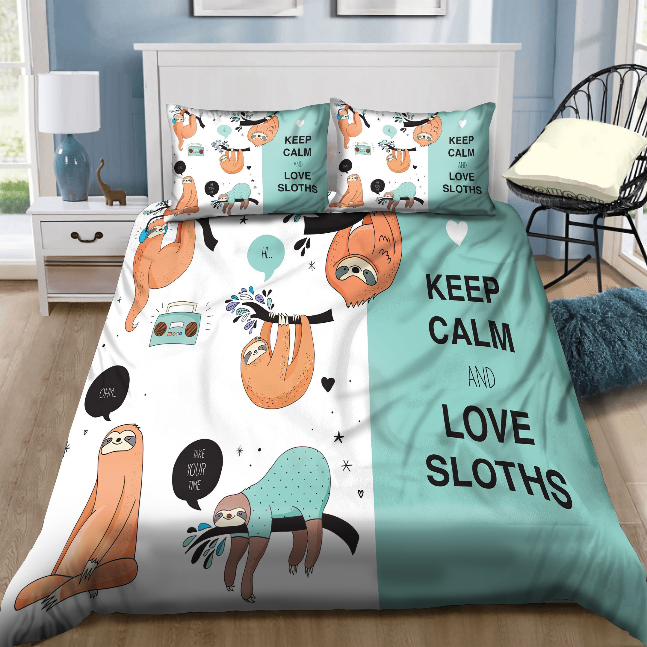 Sloth Bedding Set