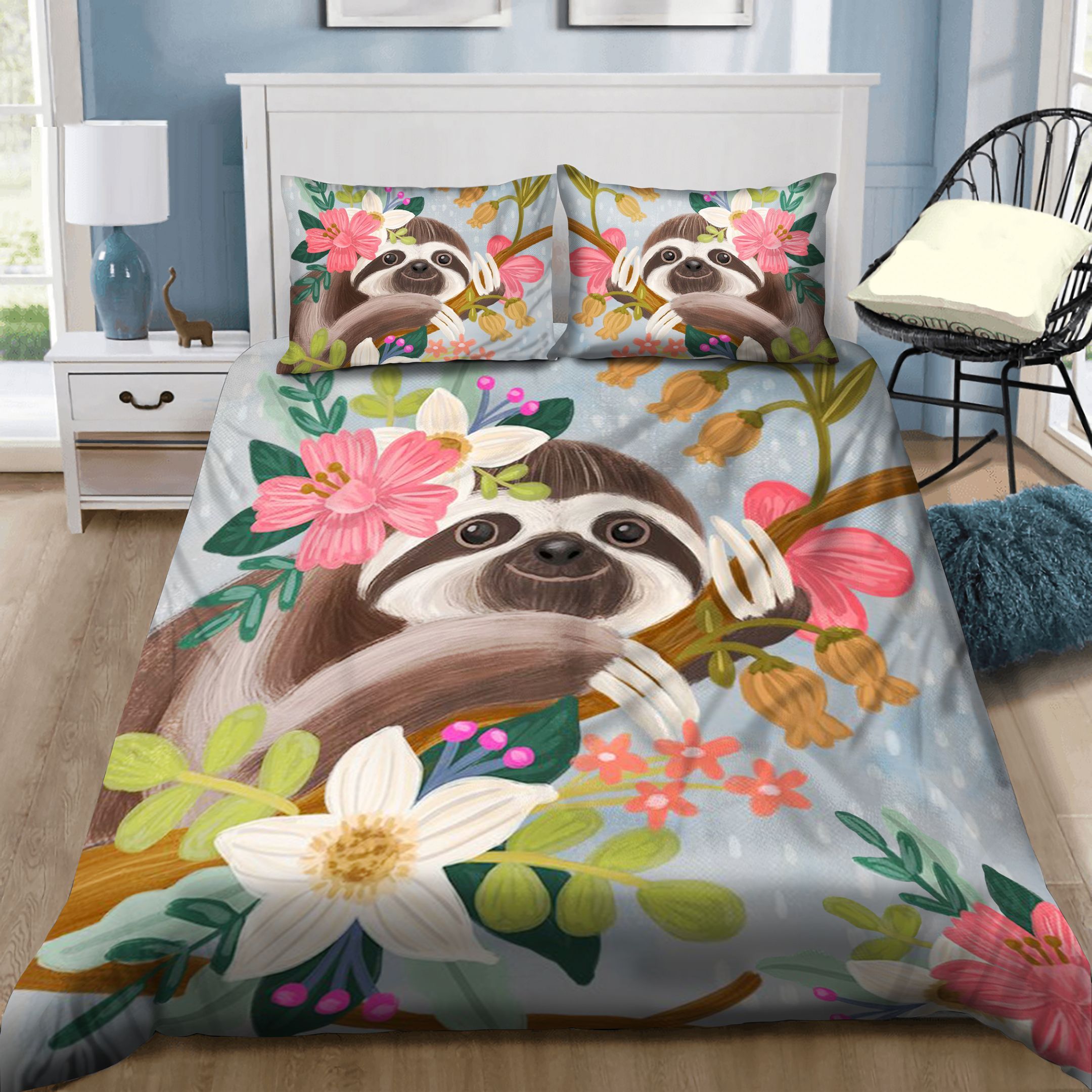 Sloth Bedding Set