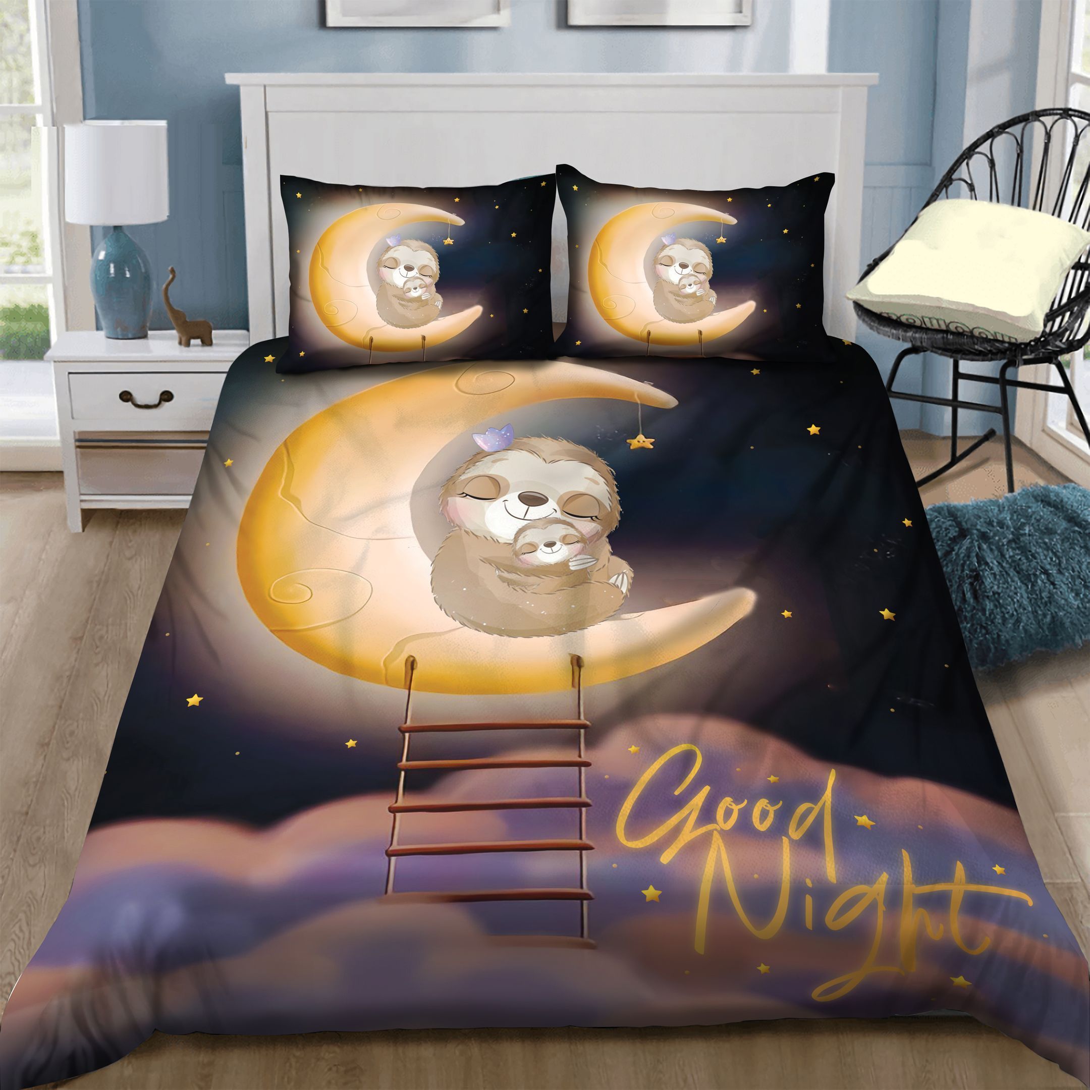 Sloth Bedding Set
