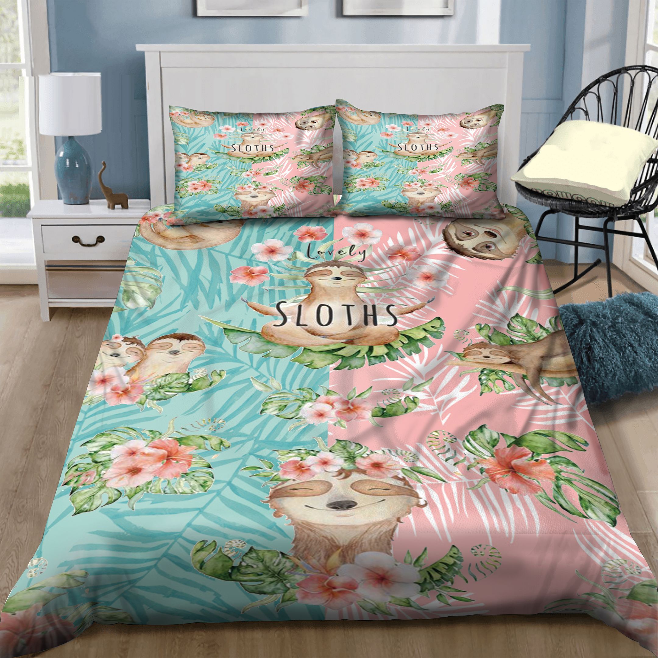 Sloth Bedding Set