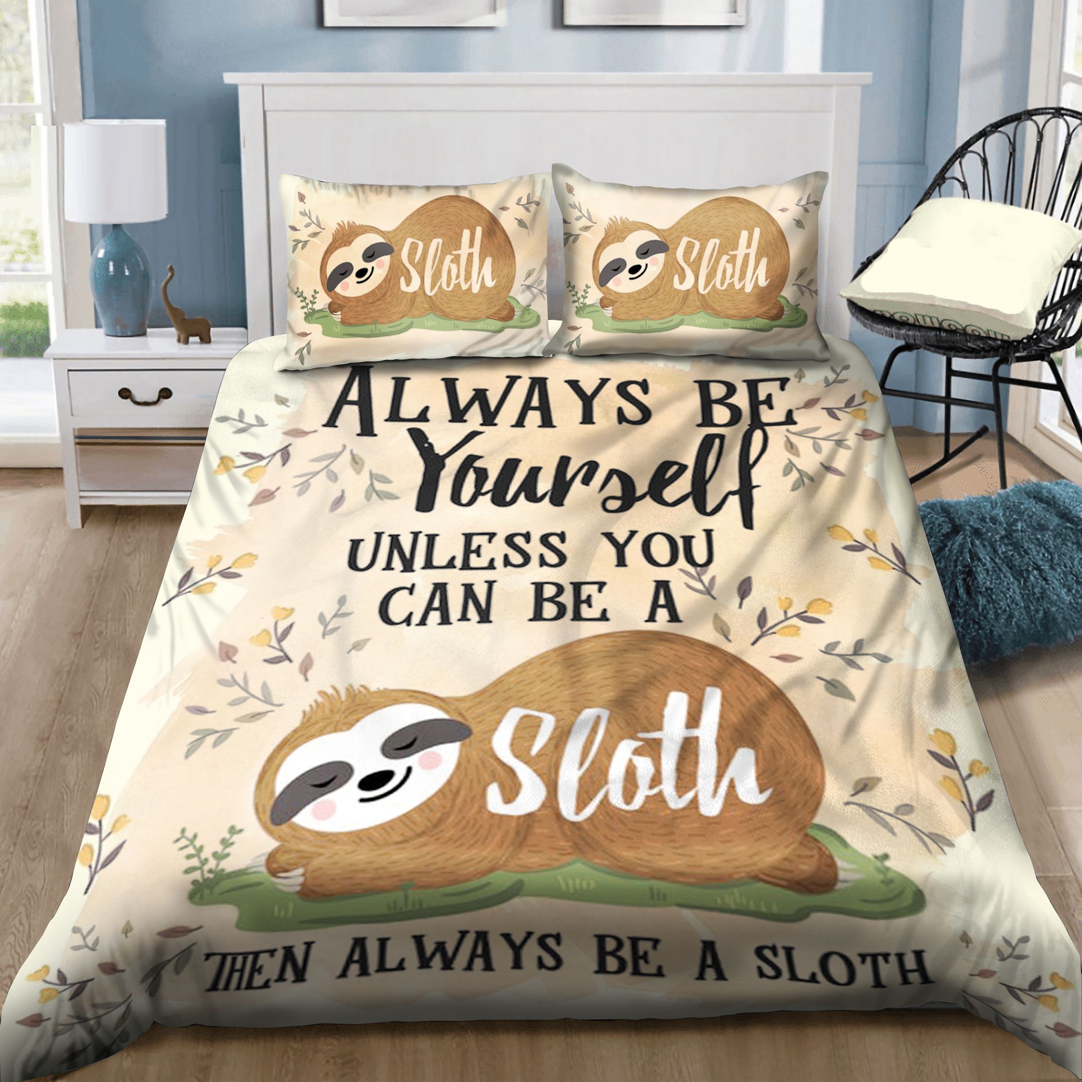 Sloth Bedding Set