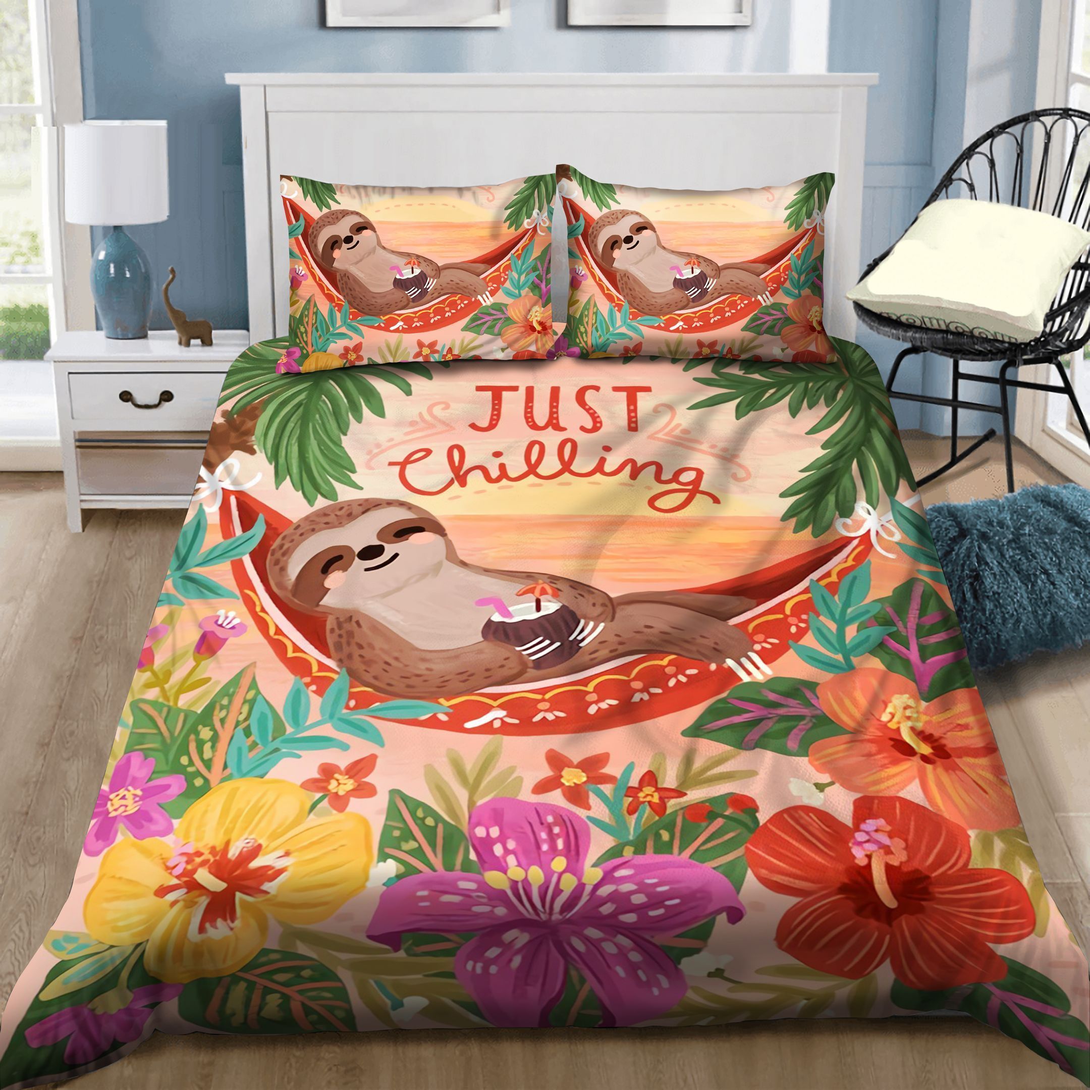 Sloth Bedding Set