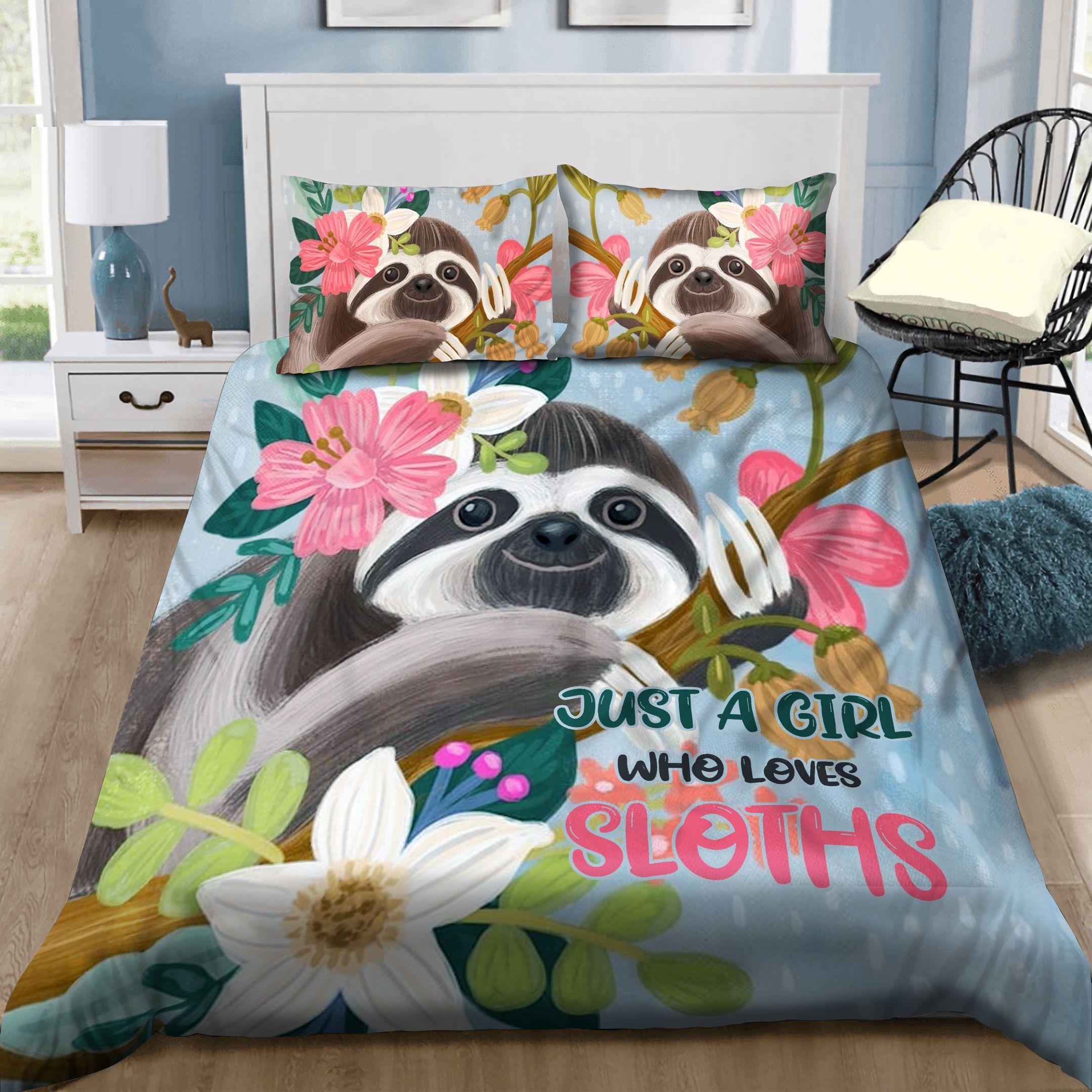 Sloth Bedding Set