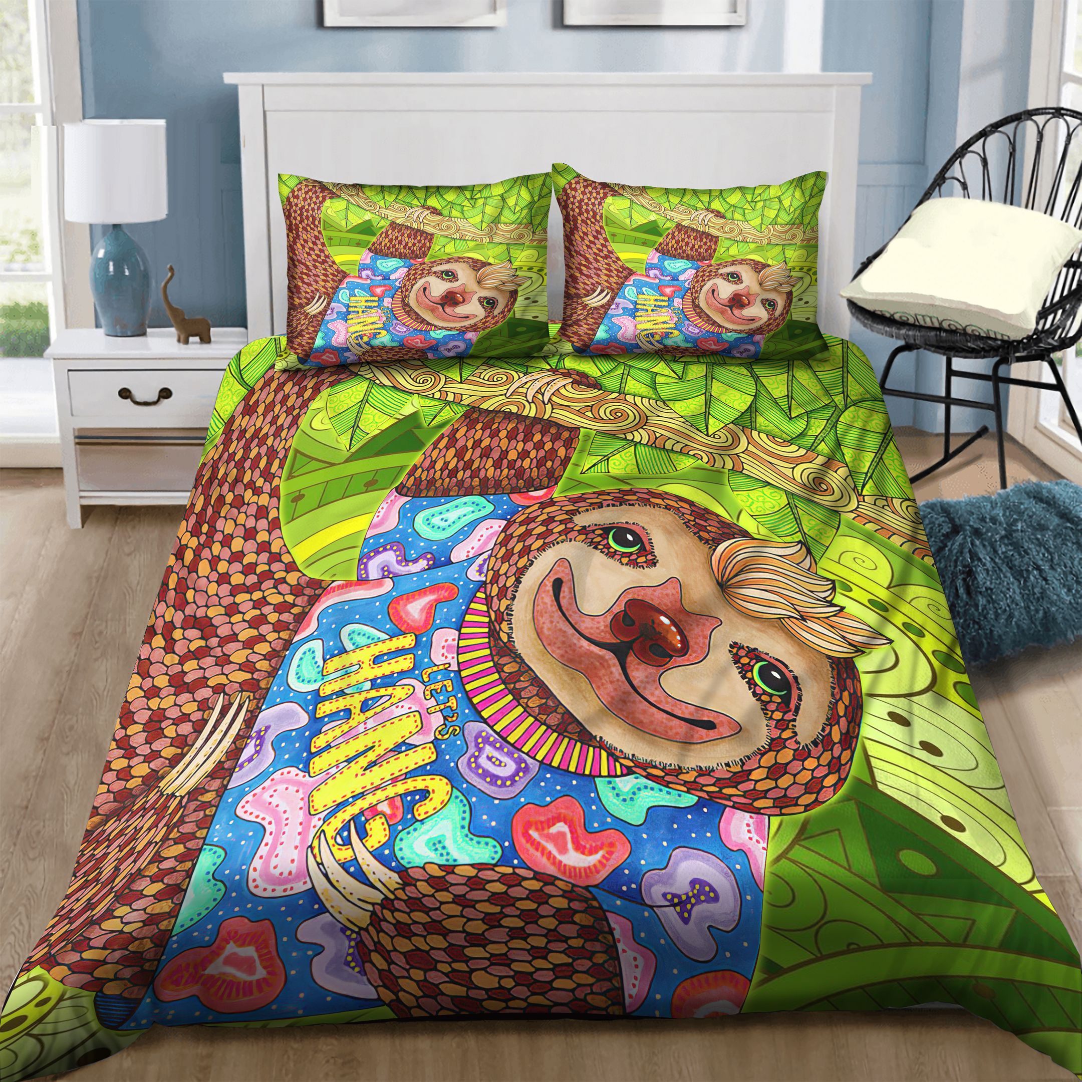 Sloth Bedding Set