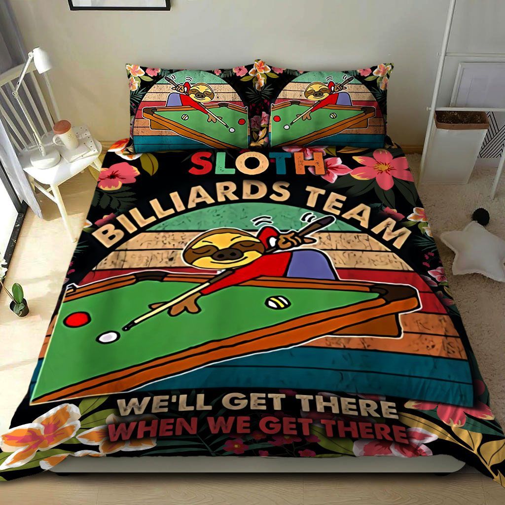 Sloth Billiards Bedding Set