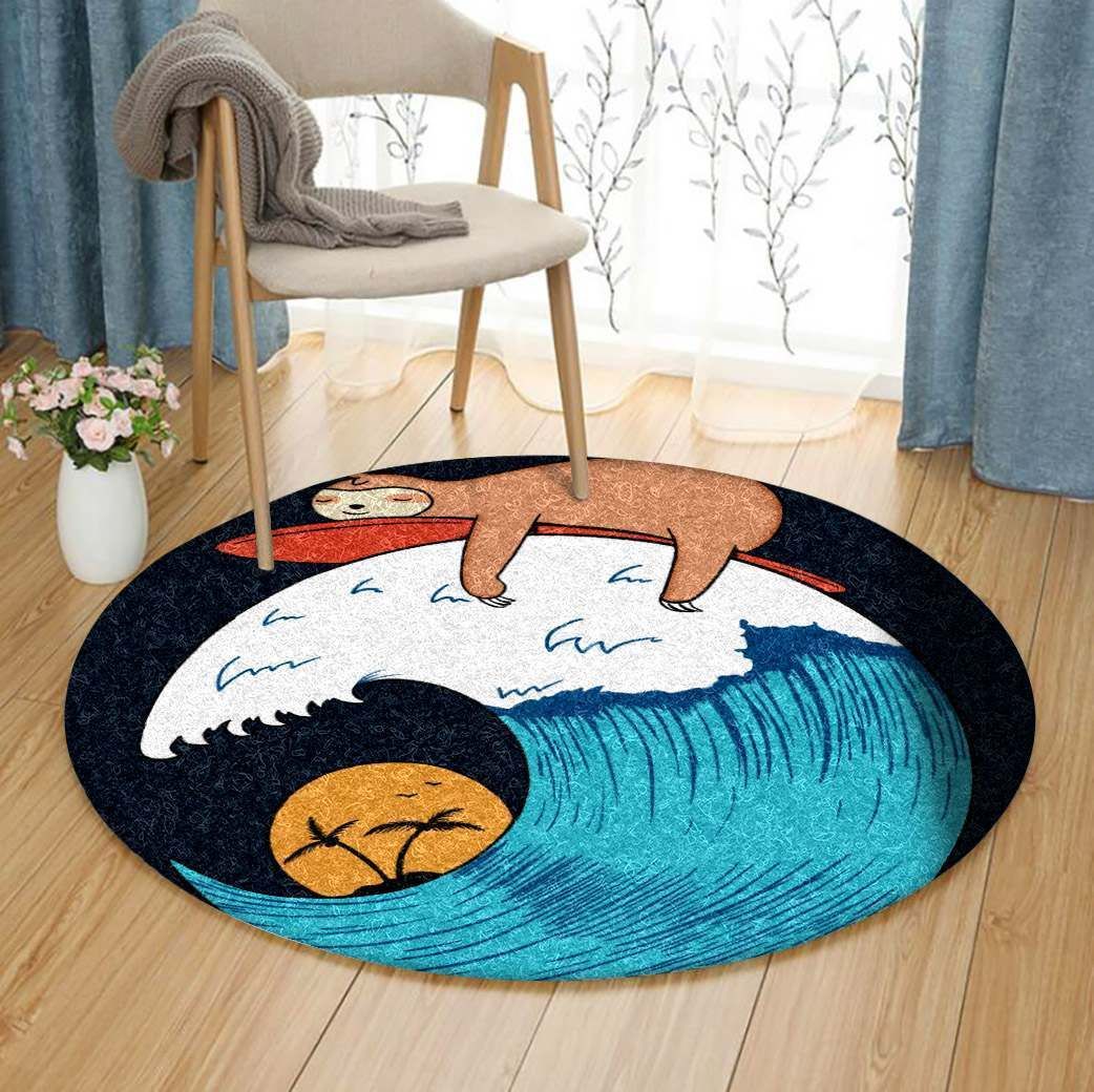 Sloth Round Carpet