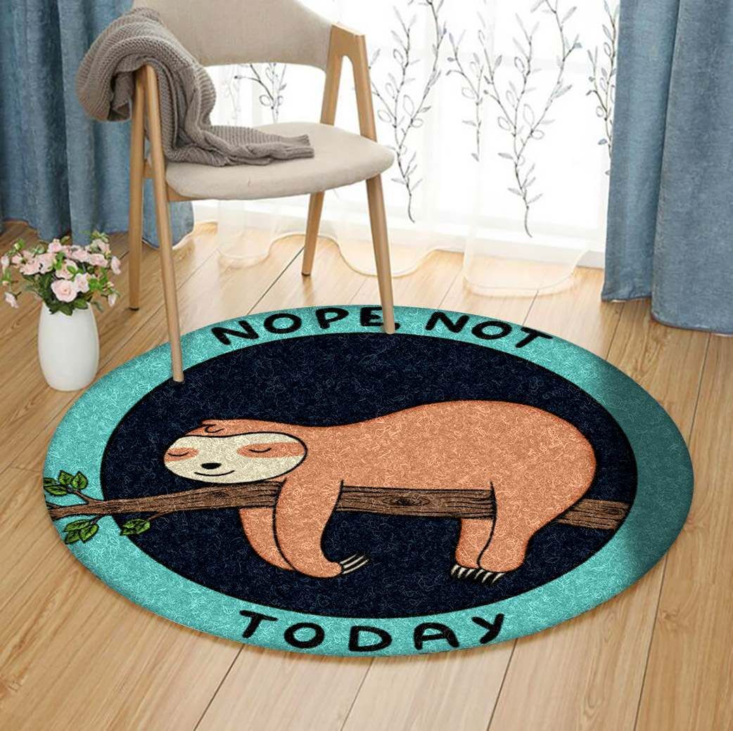 Sloth Round Carpet