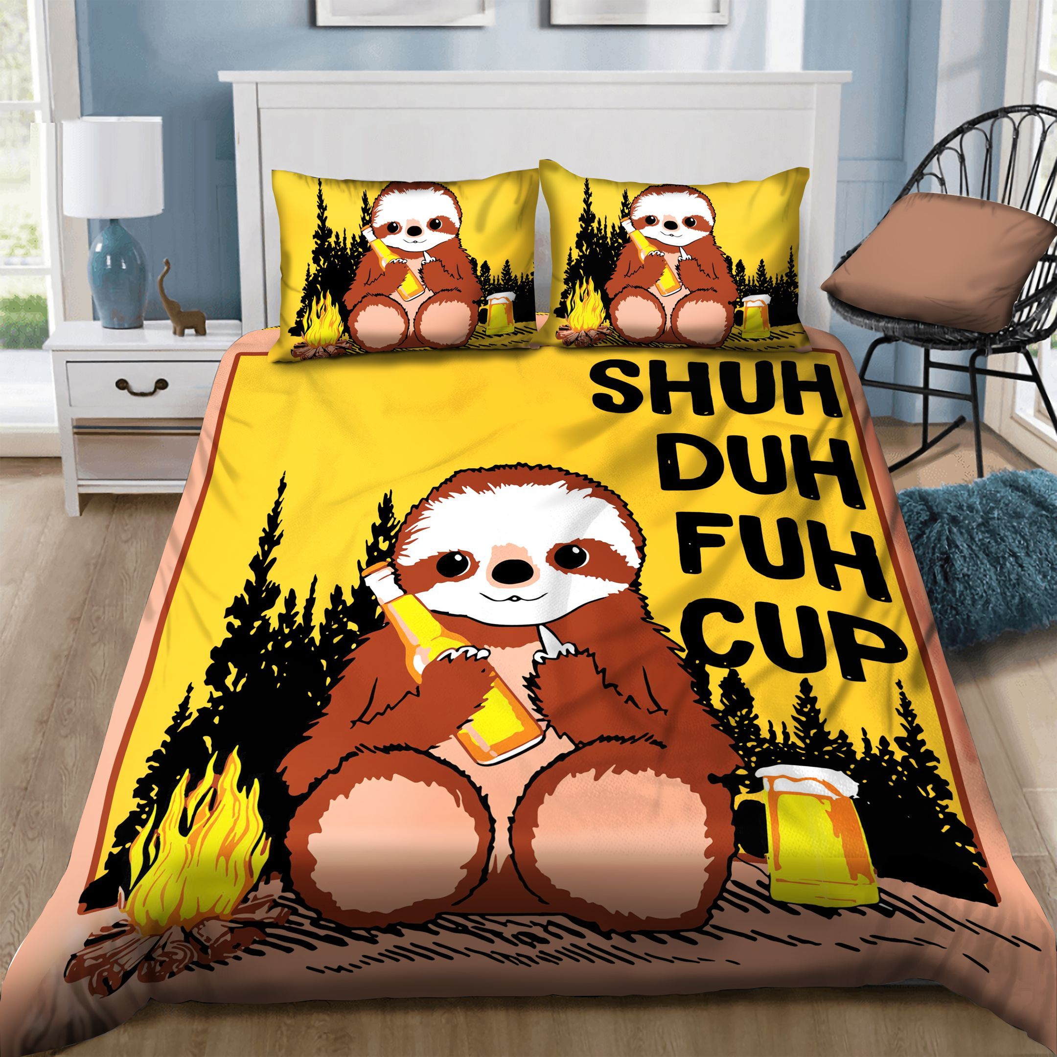 Sloth Camping Bedding Set